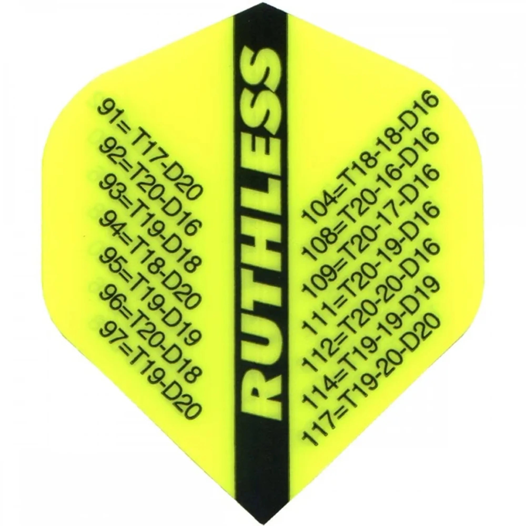 Ruthless Checkouts Dart Flight