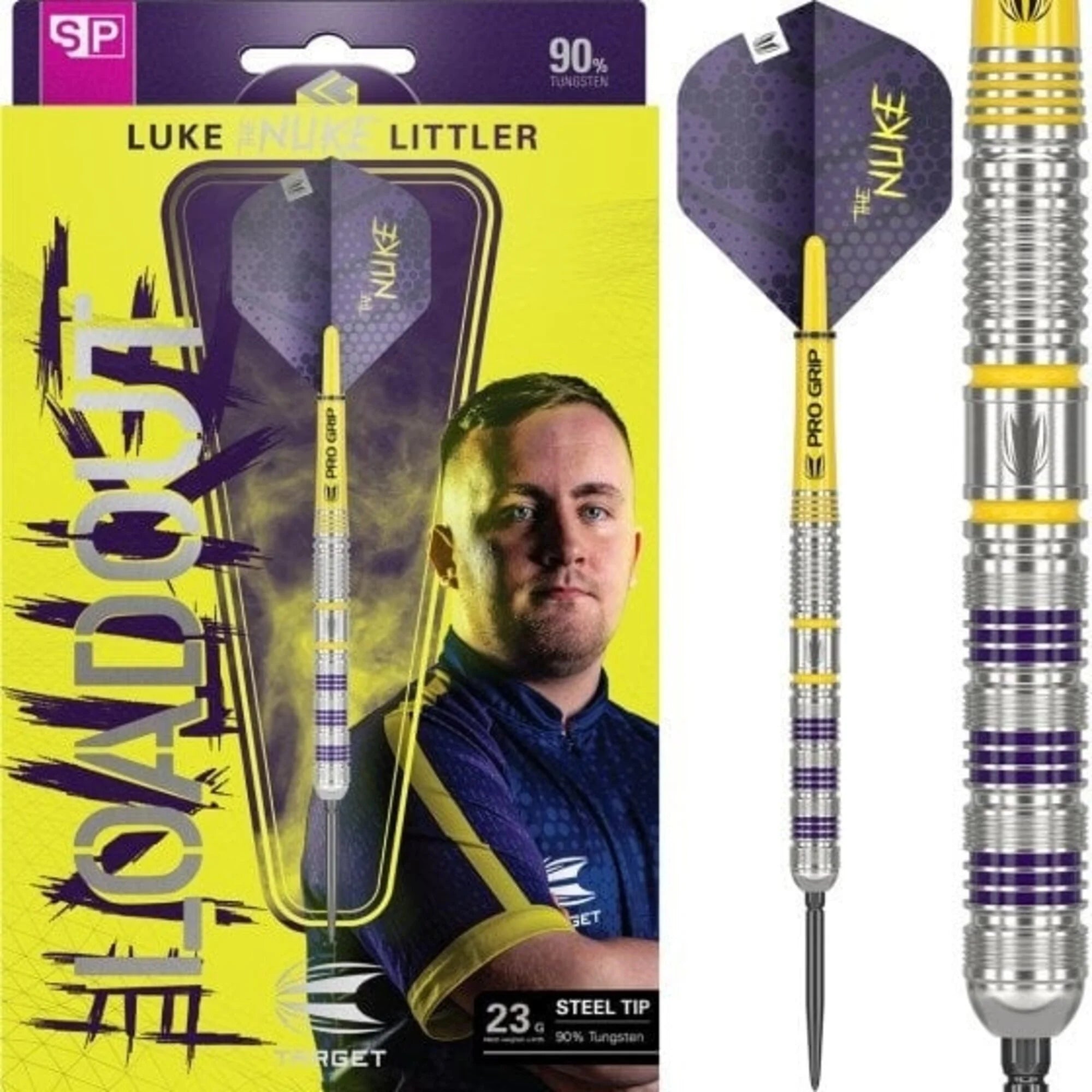 Target LUKE LITTLER Loadout Steel Darts SP 23g/90%
