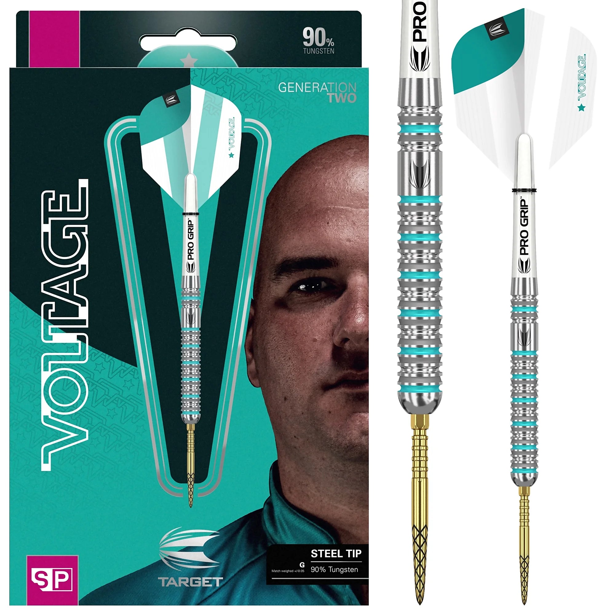 Target ROB CROSS Gen2 SP Steel Darts 23g/90%