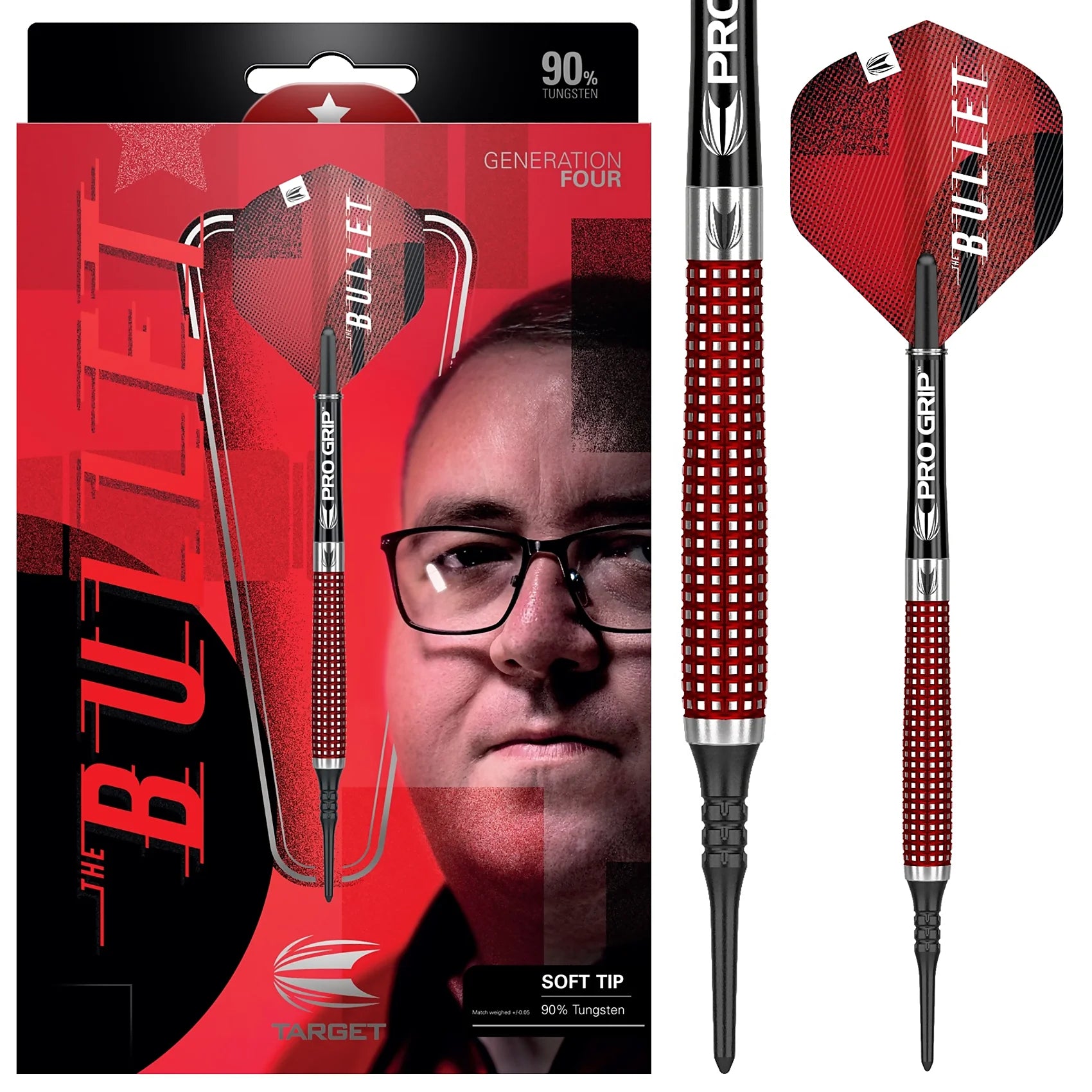 Target STEPHEN BUNTING Gen4 Soft Darts 18g/90%