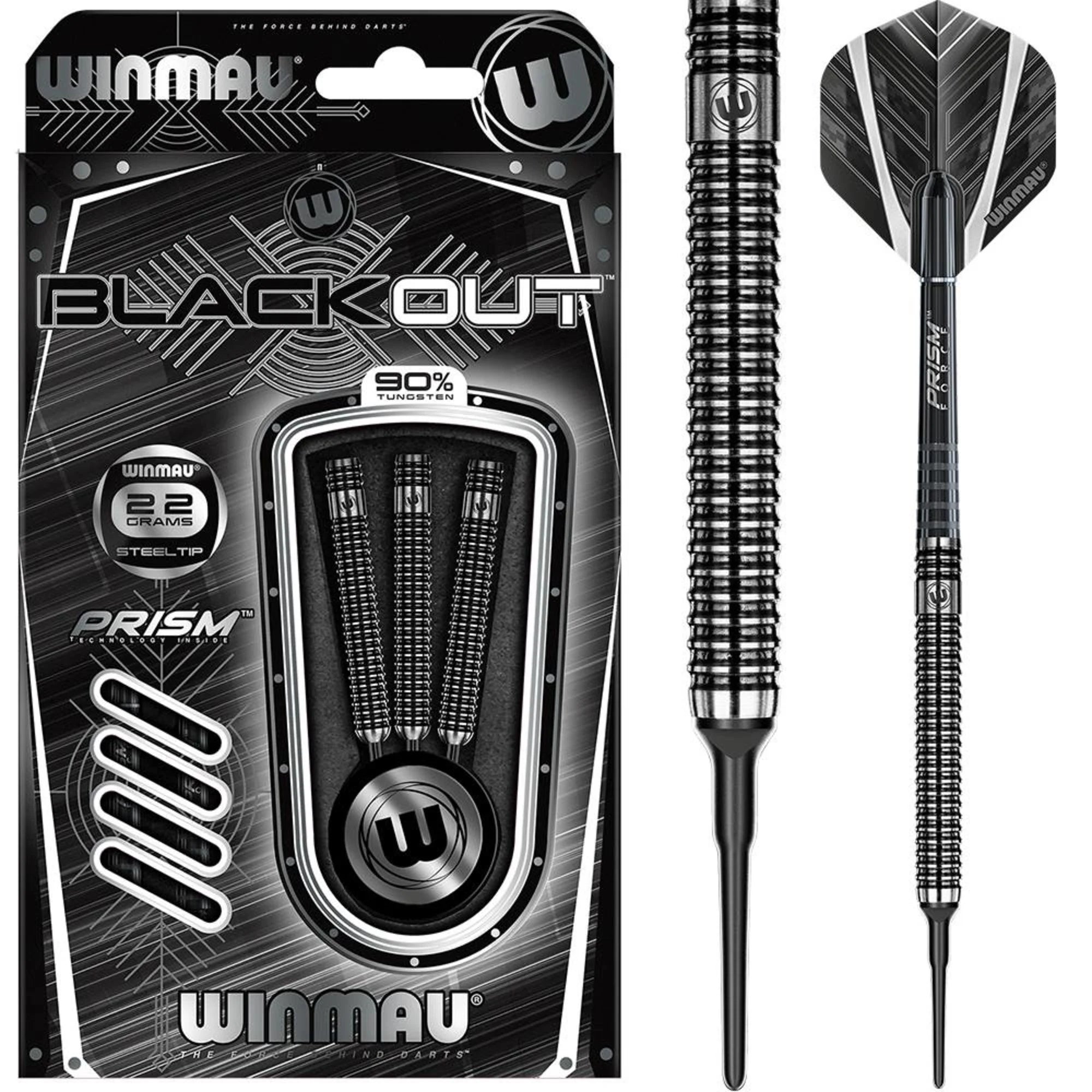 Winmau Blackout Soft Dart 20g/90%