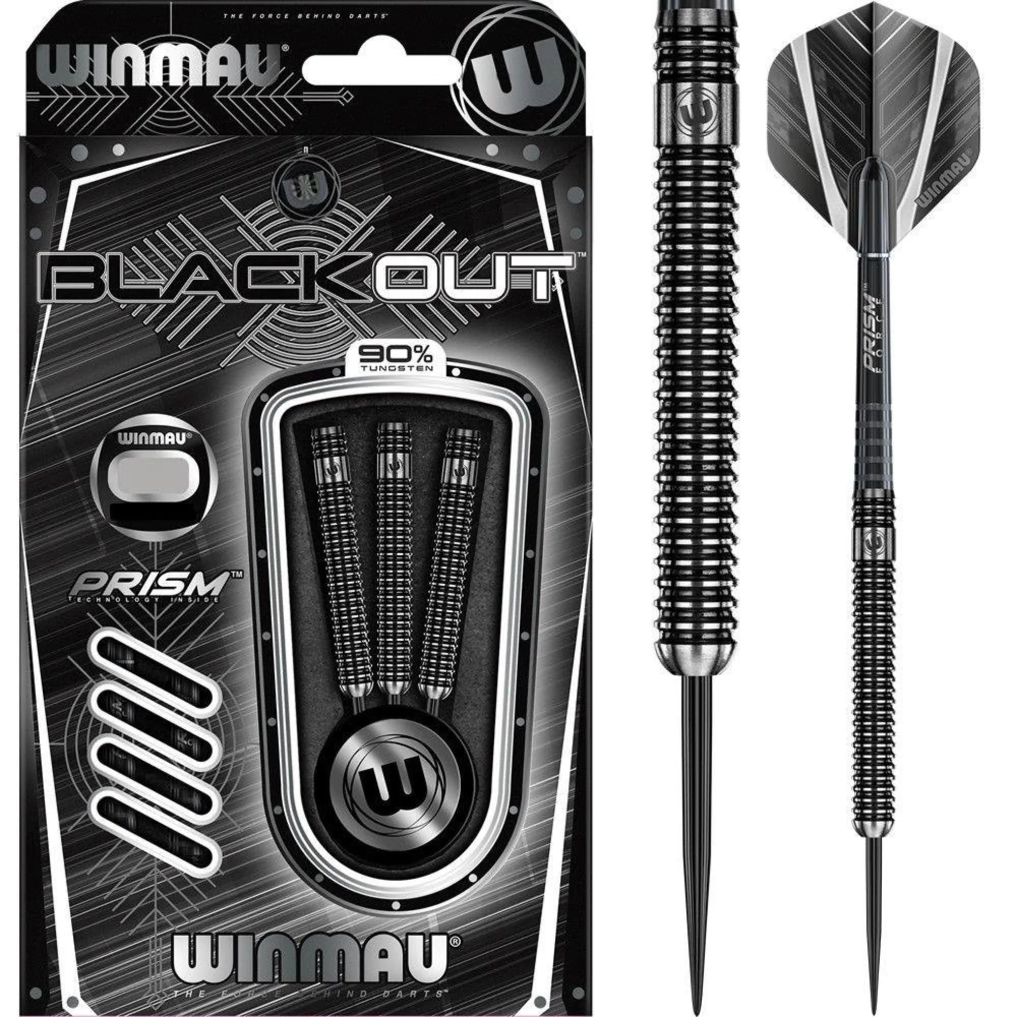 Winmau Blackout Steel Dart 22-24g/90%