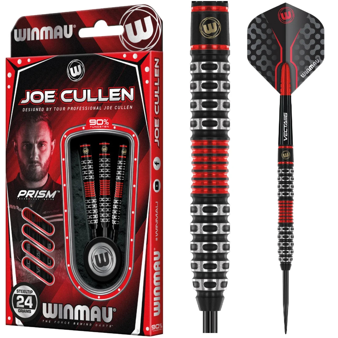 Winmau JOE CULLEN Match Steel Dart 22g/90%