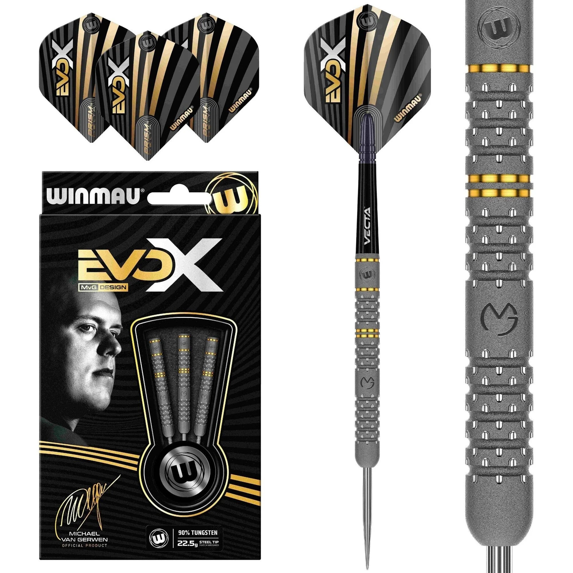 Winmau Michael van Gerwen EVO-X Steel Dart 22,5g/90%