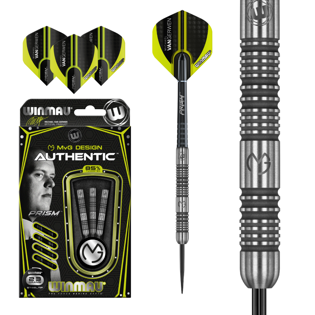 Winmau M.v.G. Authentic Steel Dart 22g/85%
