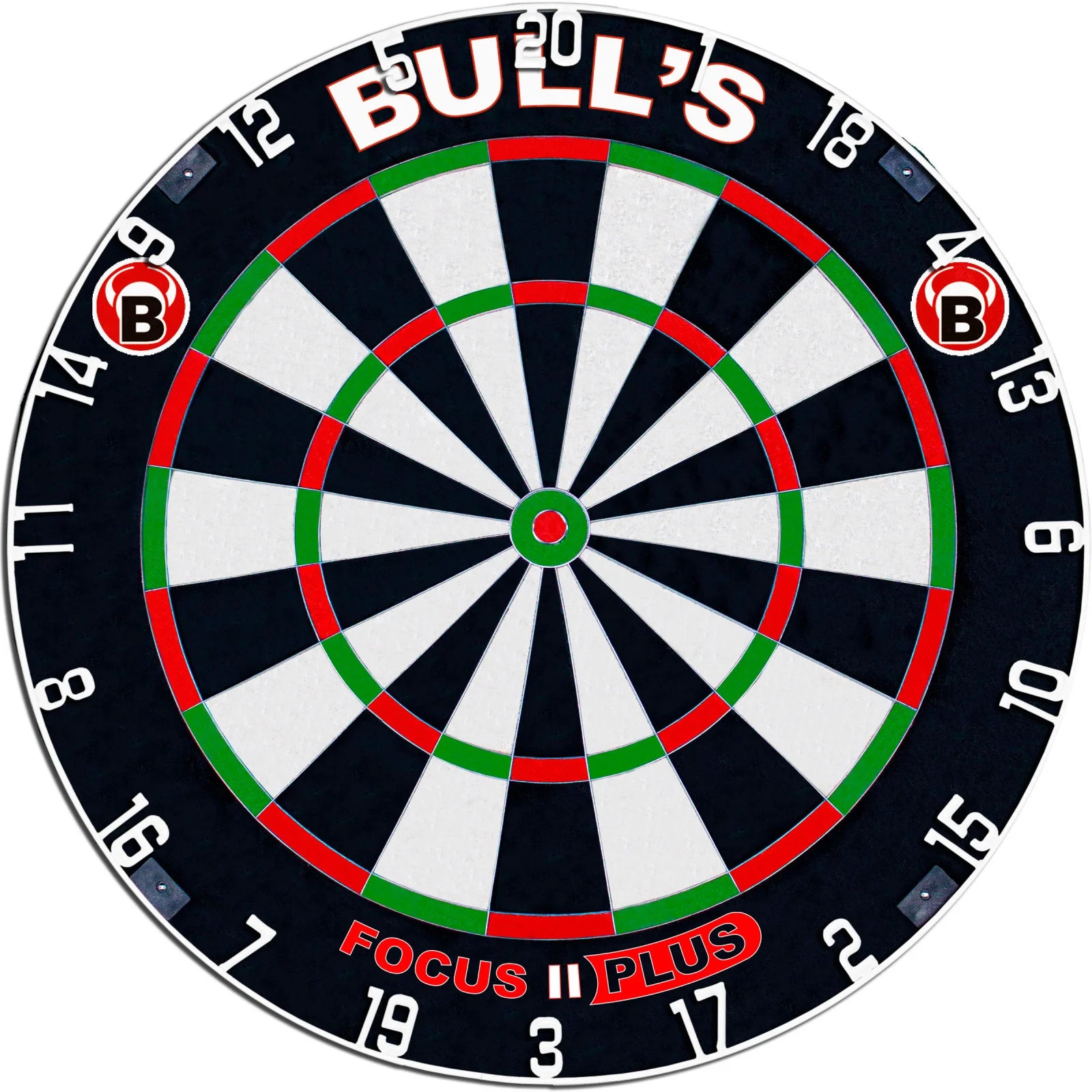 BULL'S Focus II Plus Steel Dart Board