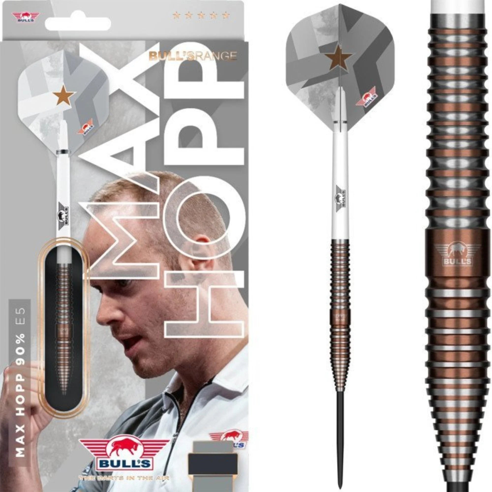 Bulls MAX HOPP E5 Steel Dart 23g/90%