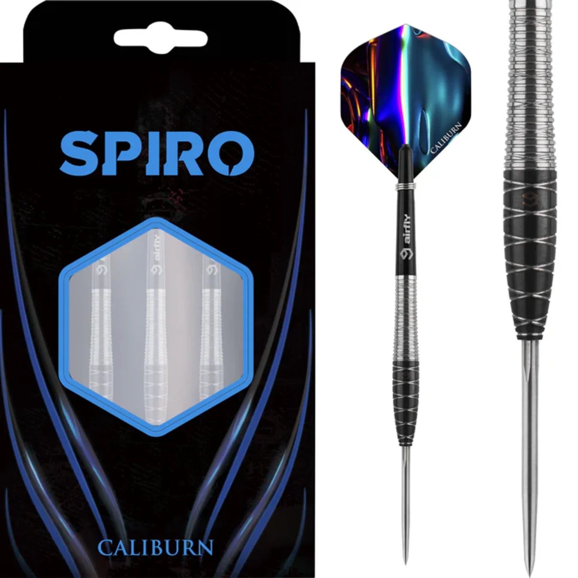 Caliburn SPIRO S1 Steel Darts mit EVO Points 23g/90%