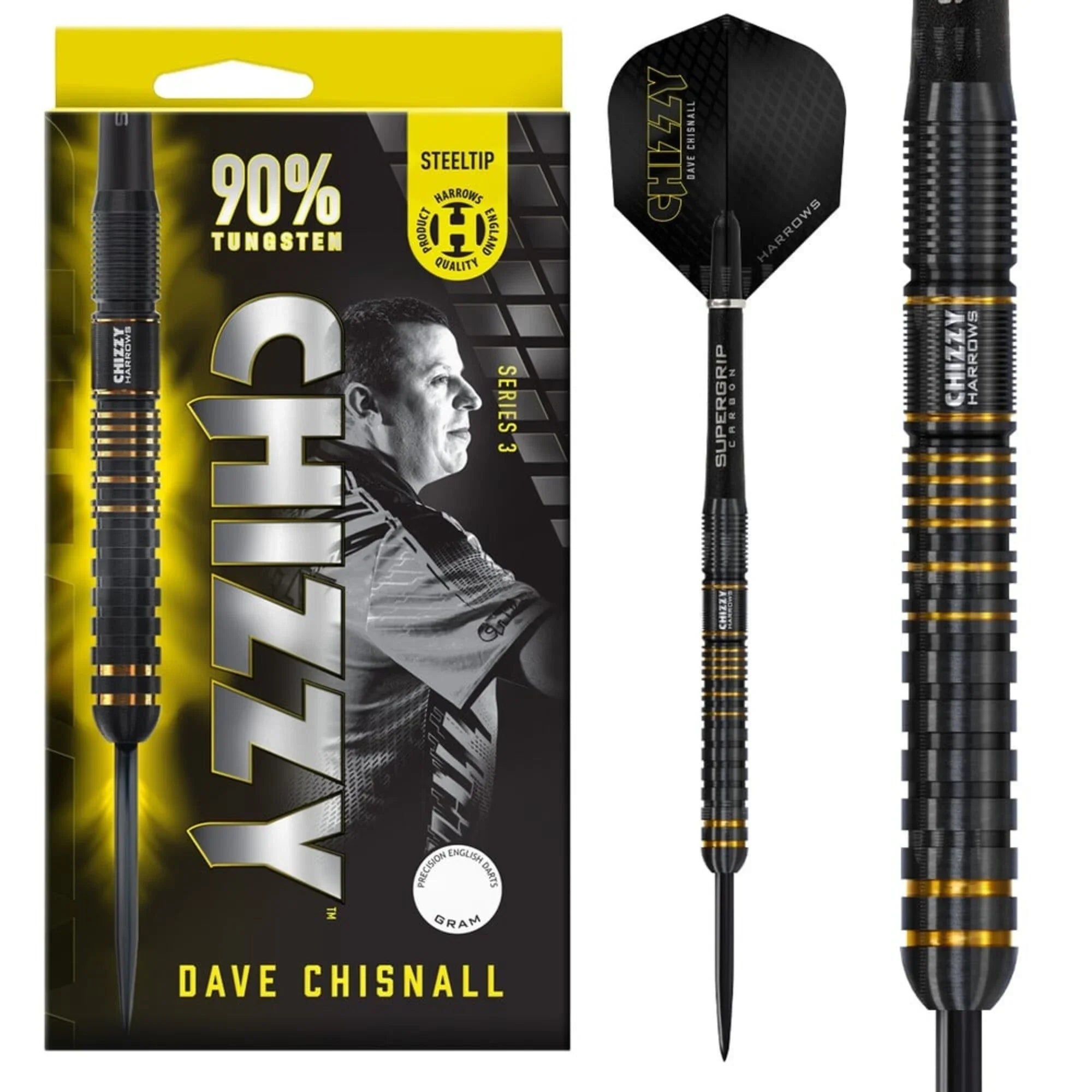 Harrows Dave Chisnall V3 Steeldart 22g/90%