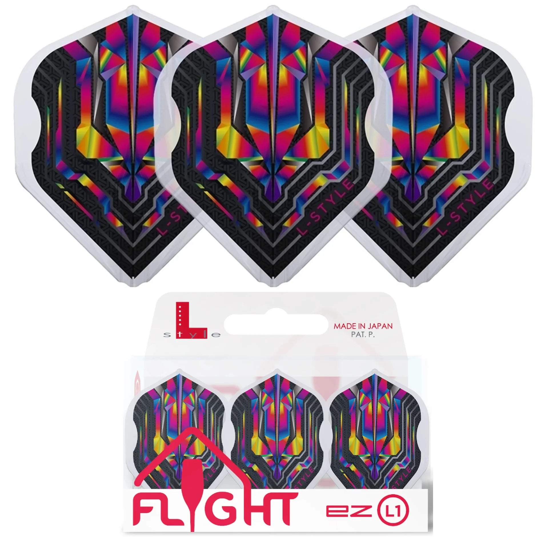 L-Style L1 EZ Rainbow Dart Flight No2
