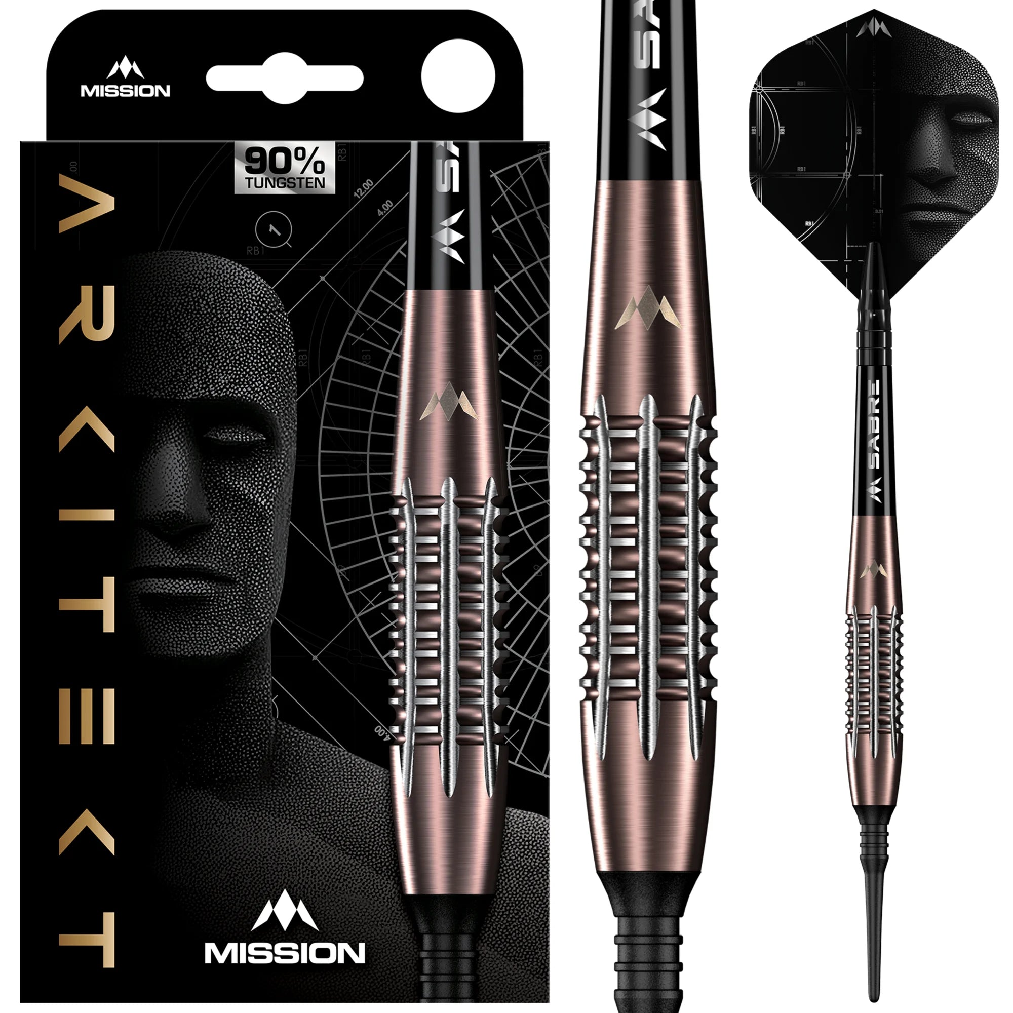 Mission ARKITEKT Softdart 19g/90%