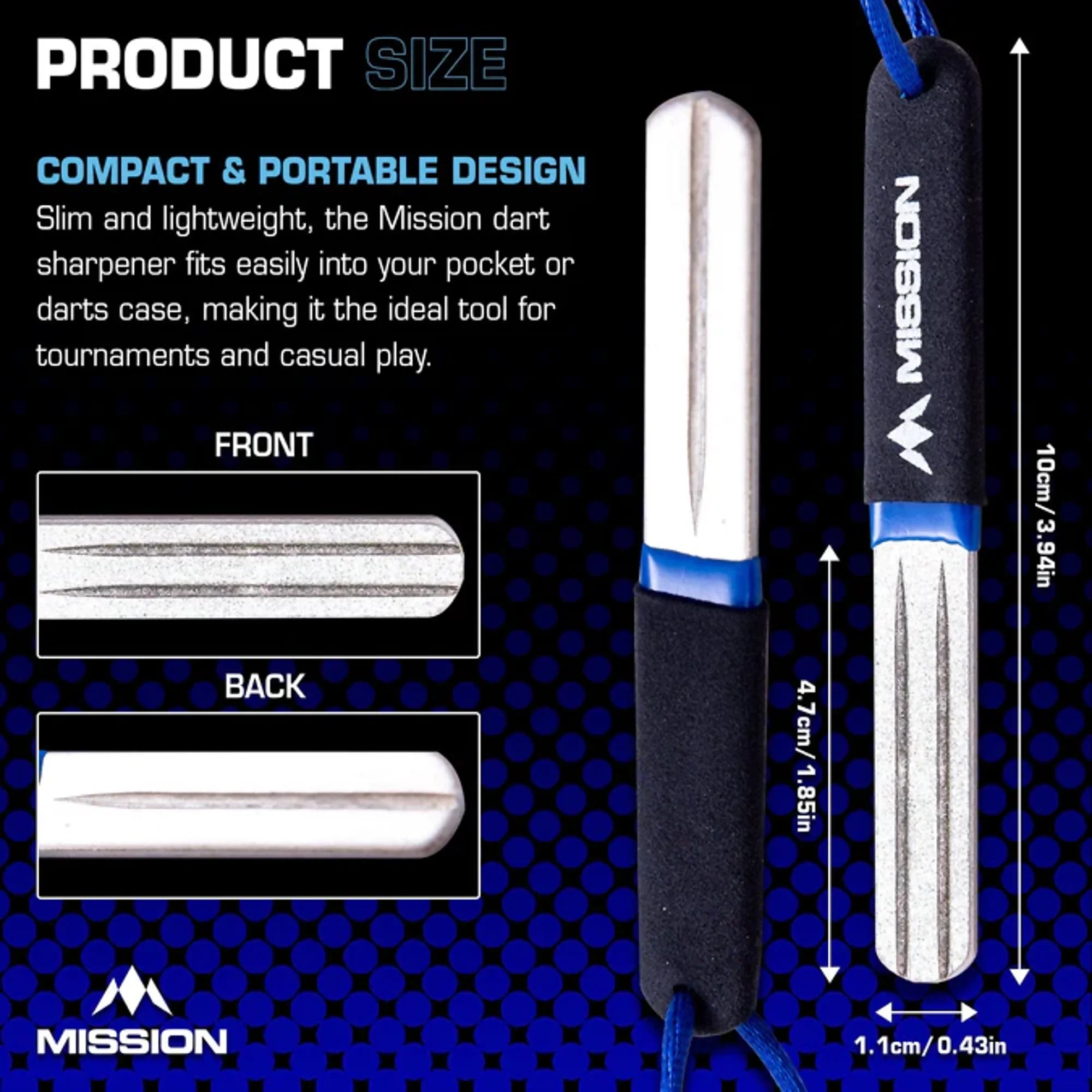 Mission Diamond Dart Spitzen Sharpener