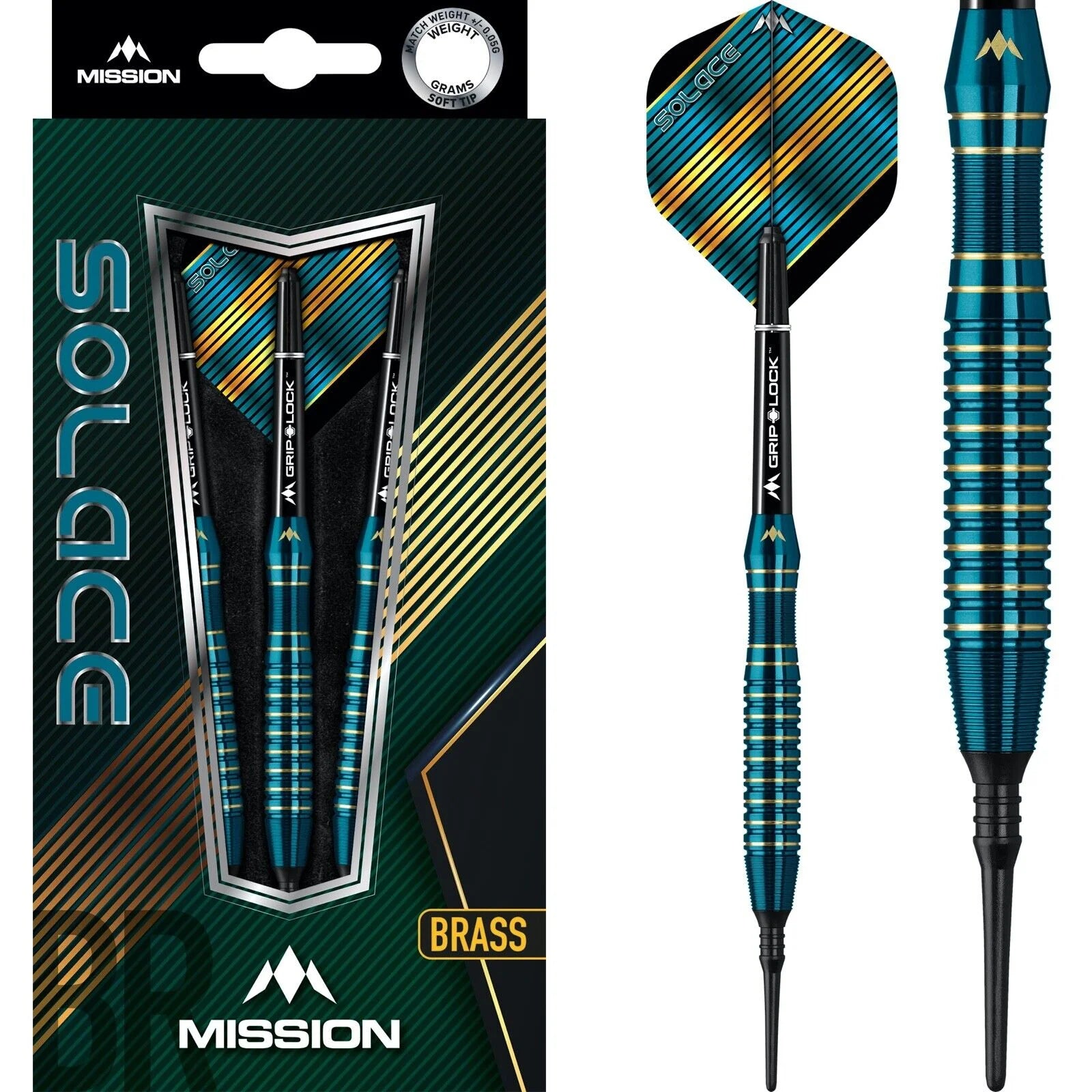 Mission Solace M1 Soft Darts Brass 20g