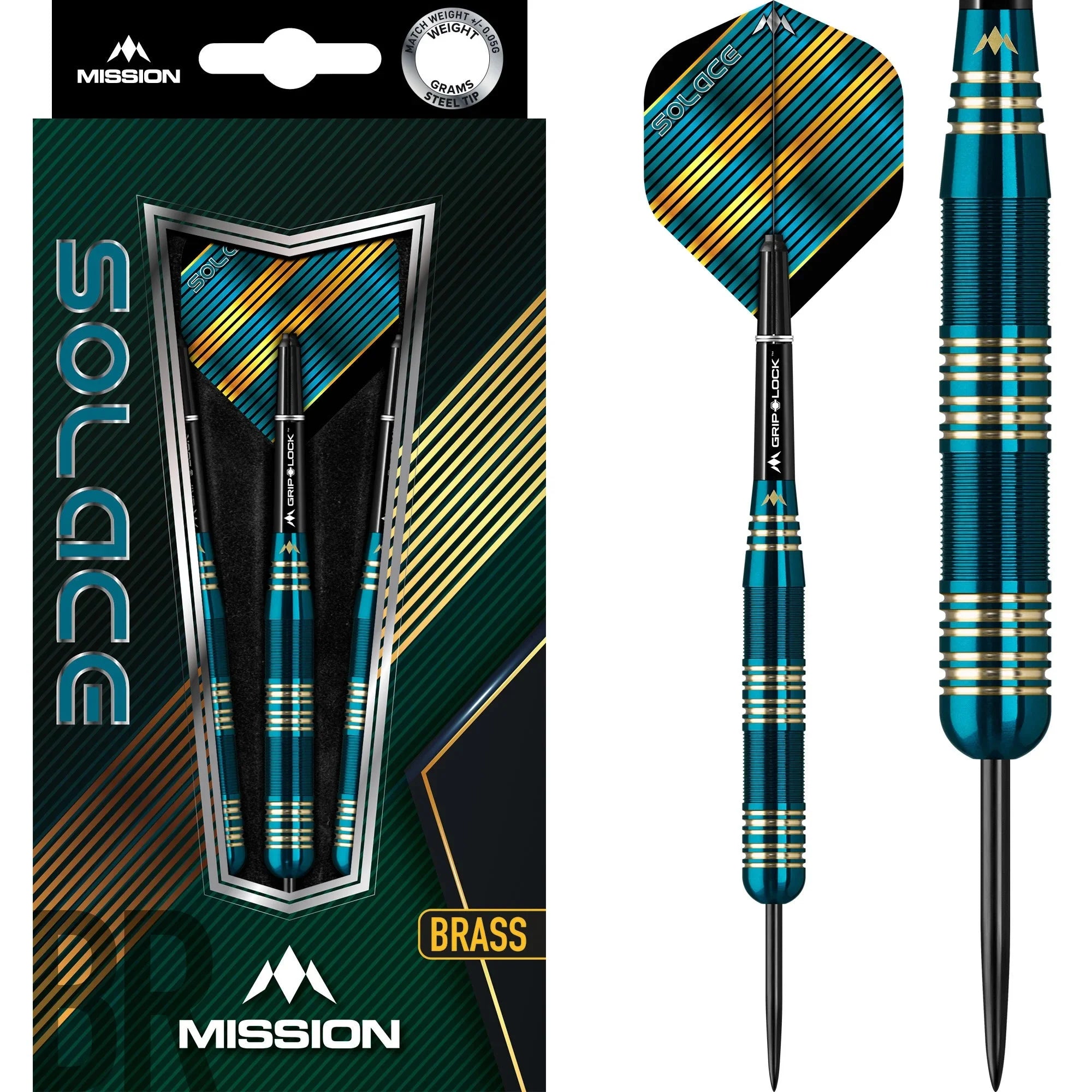 Mission Solace M2 Steel Darts Brass 23g