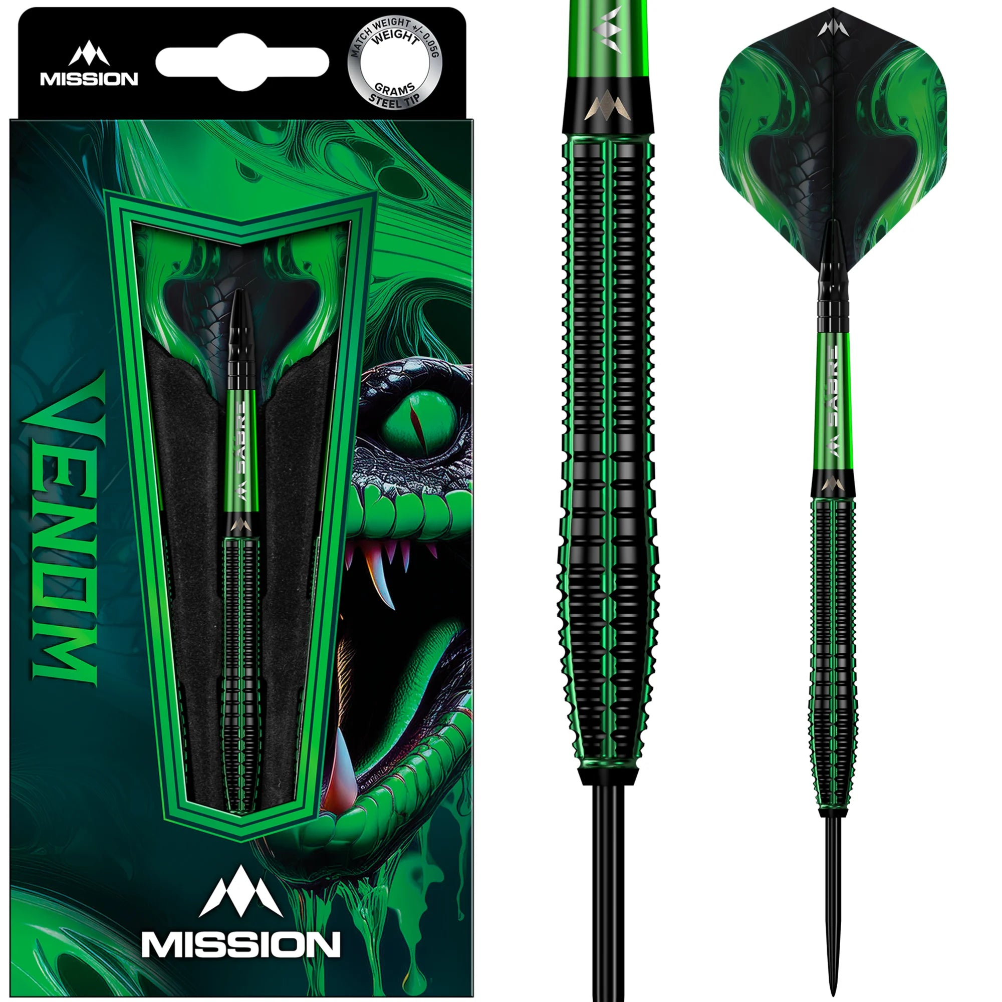 Mission VENOM Steeldart 23g/90%