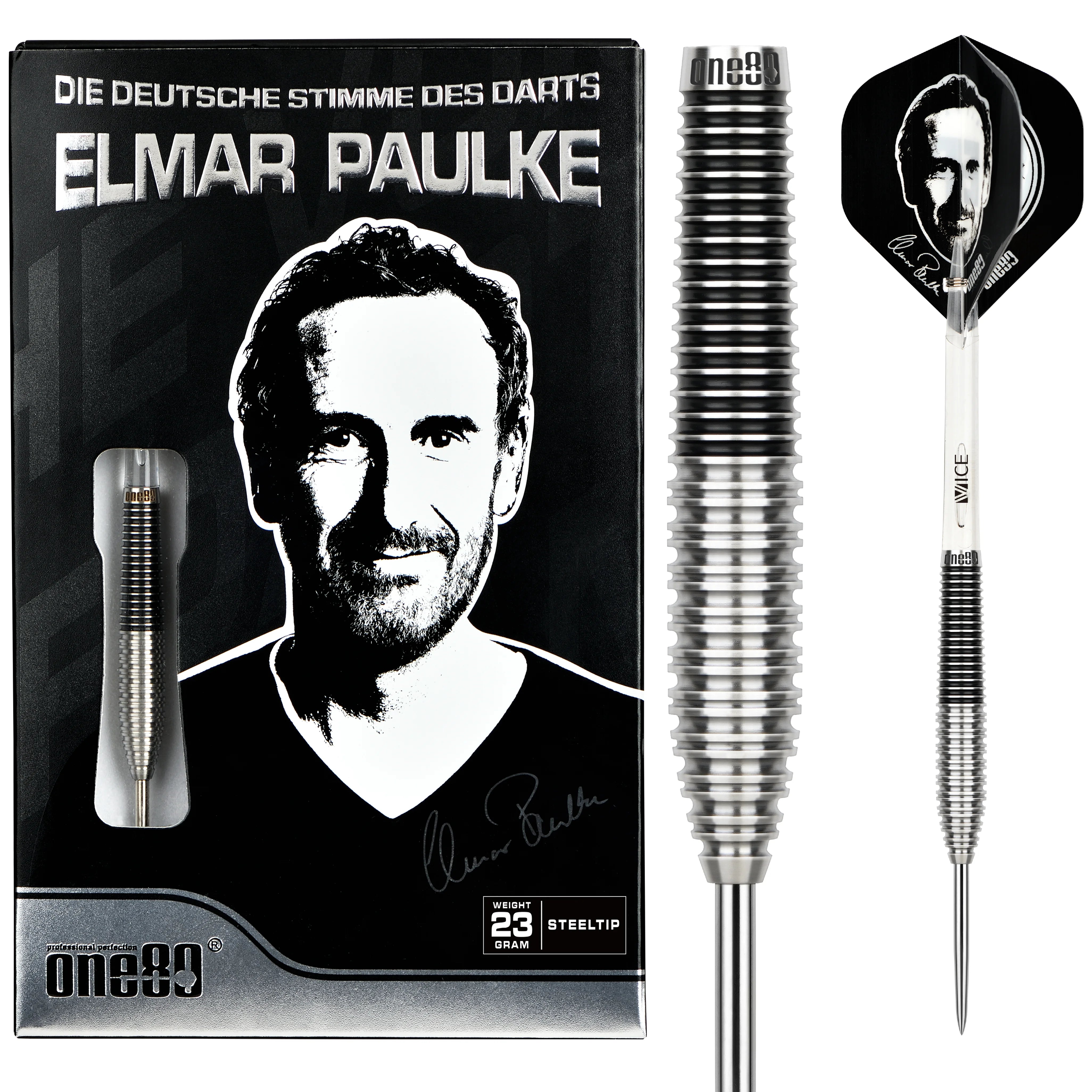 One80 Elmar Paulke Signature Steel Darts V1 23g/90%