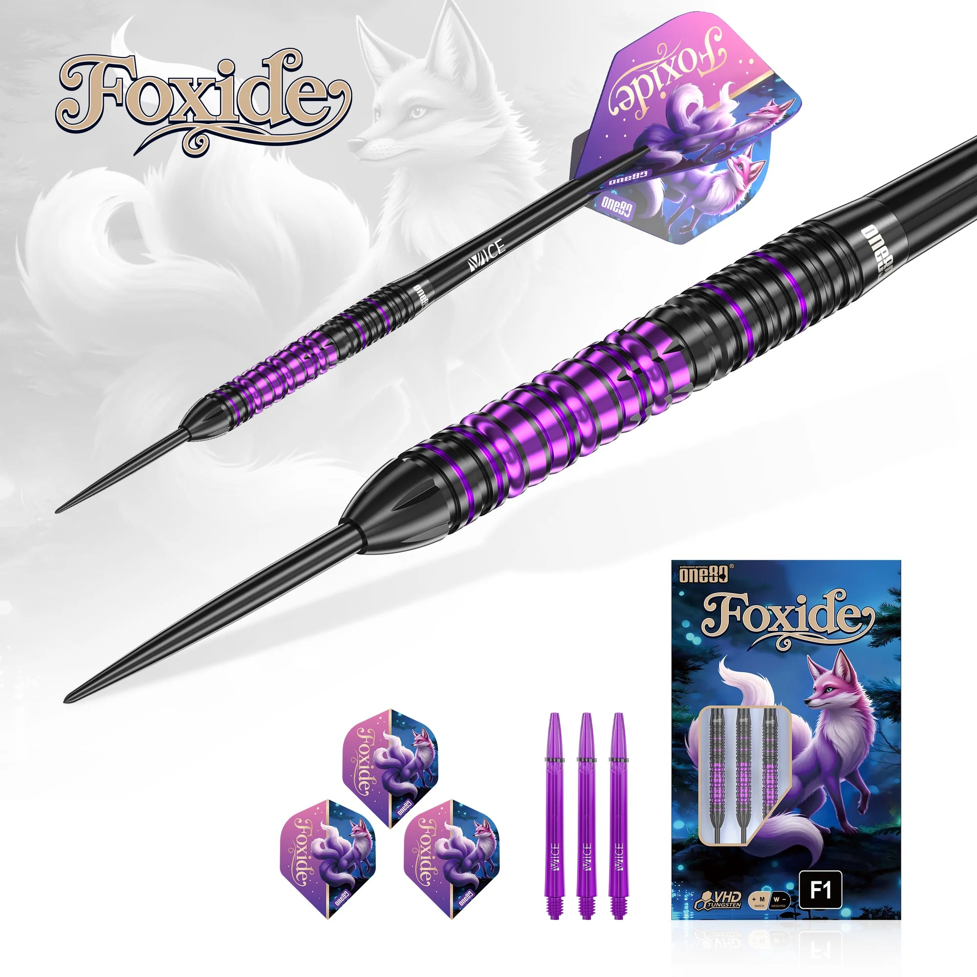 One80 Foxide F1 Steeldarts 22-24g