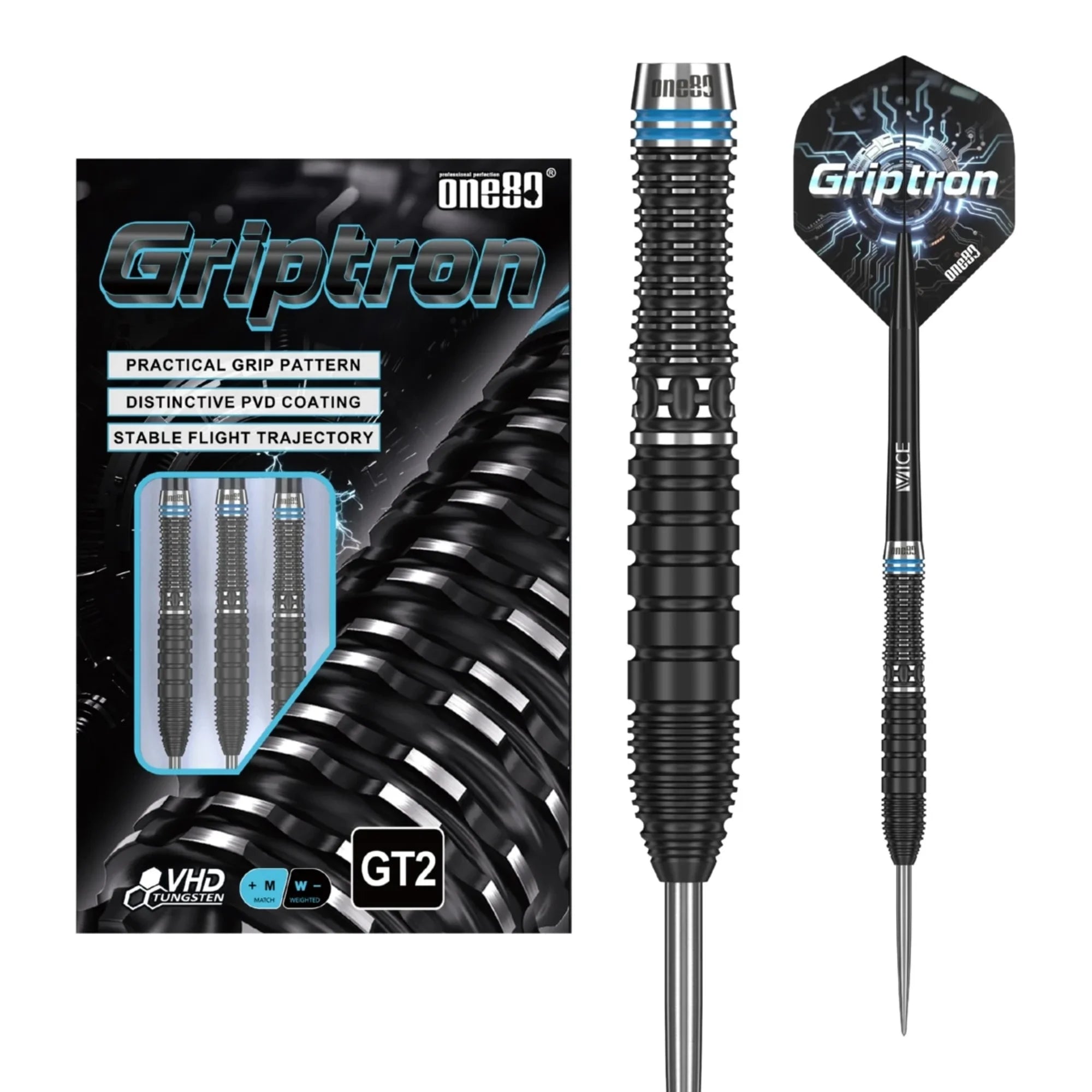 One80 GRIPTRON GT2 Steeldart 23g/90%