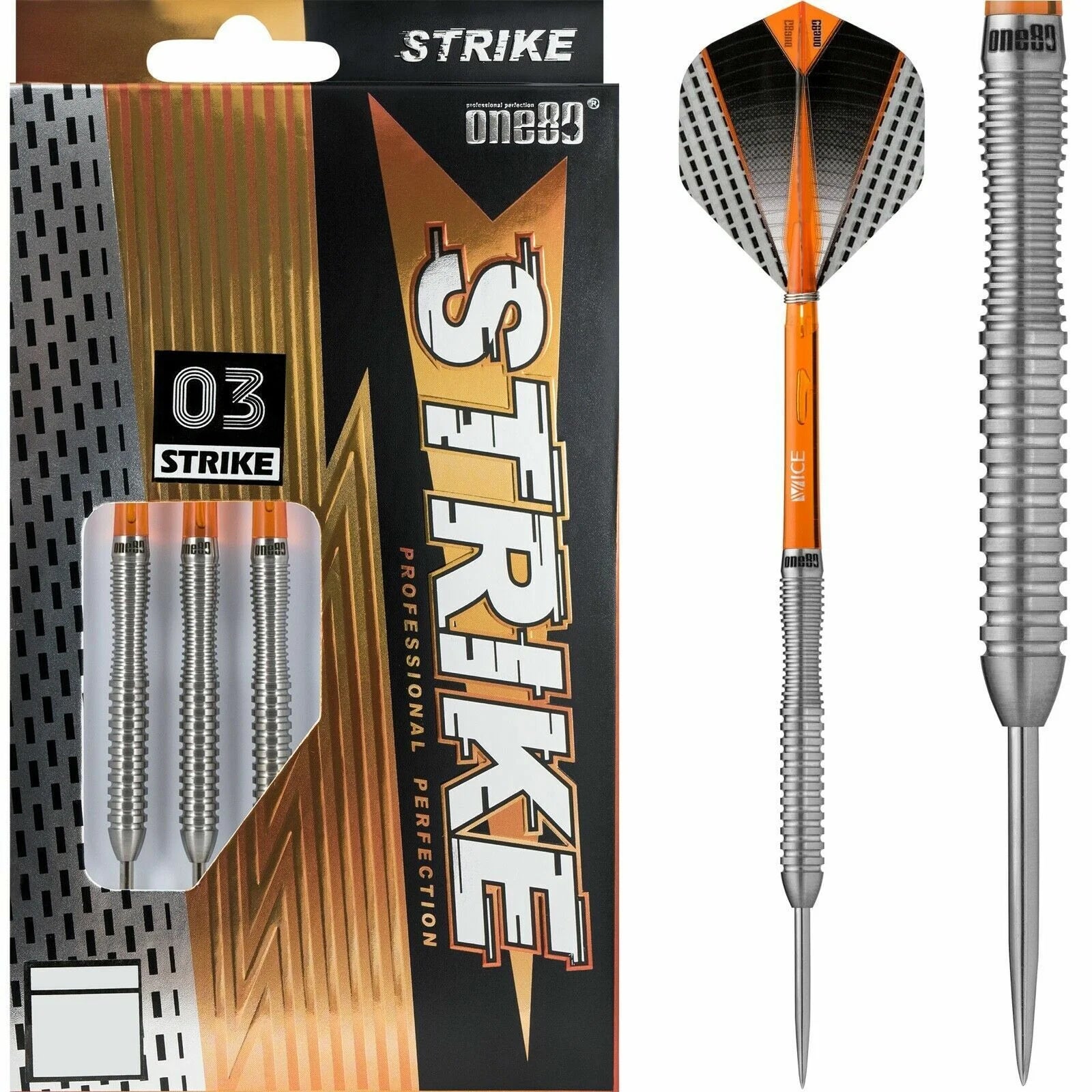One80 Strike 03 Steel Darts 22g/80%