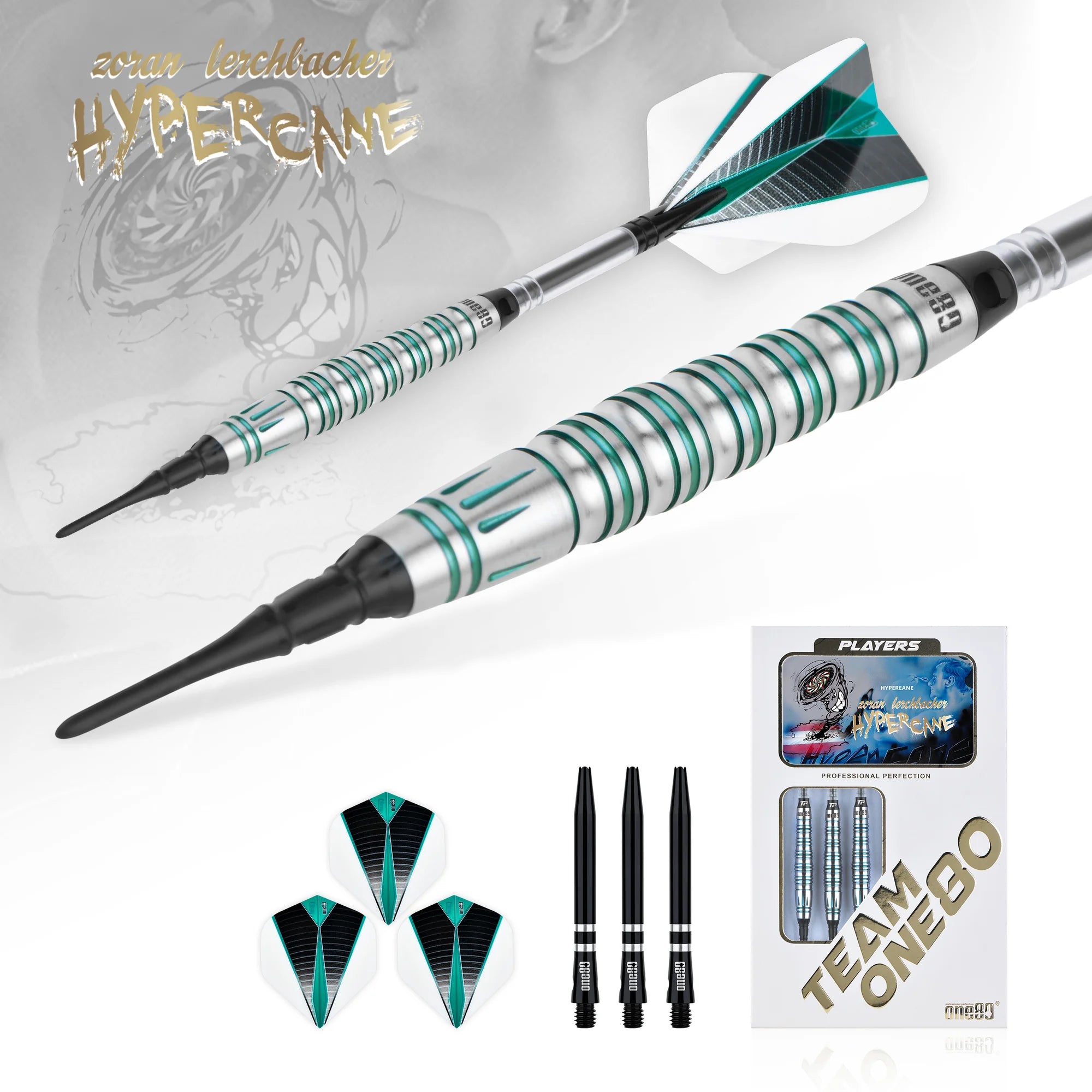 One80 Hypercane V2 Stoftdarts 22g