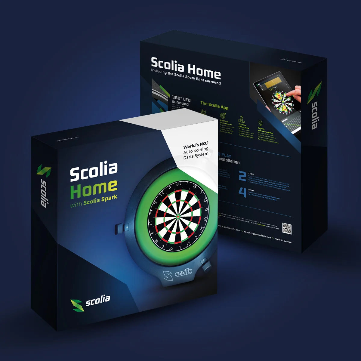 Scolia Home Electronic Dart Score System + Spark Beleuchtung