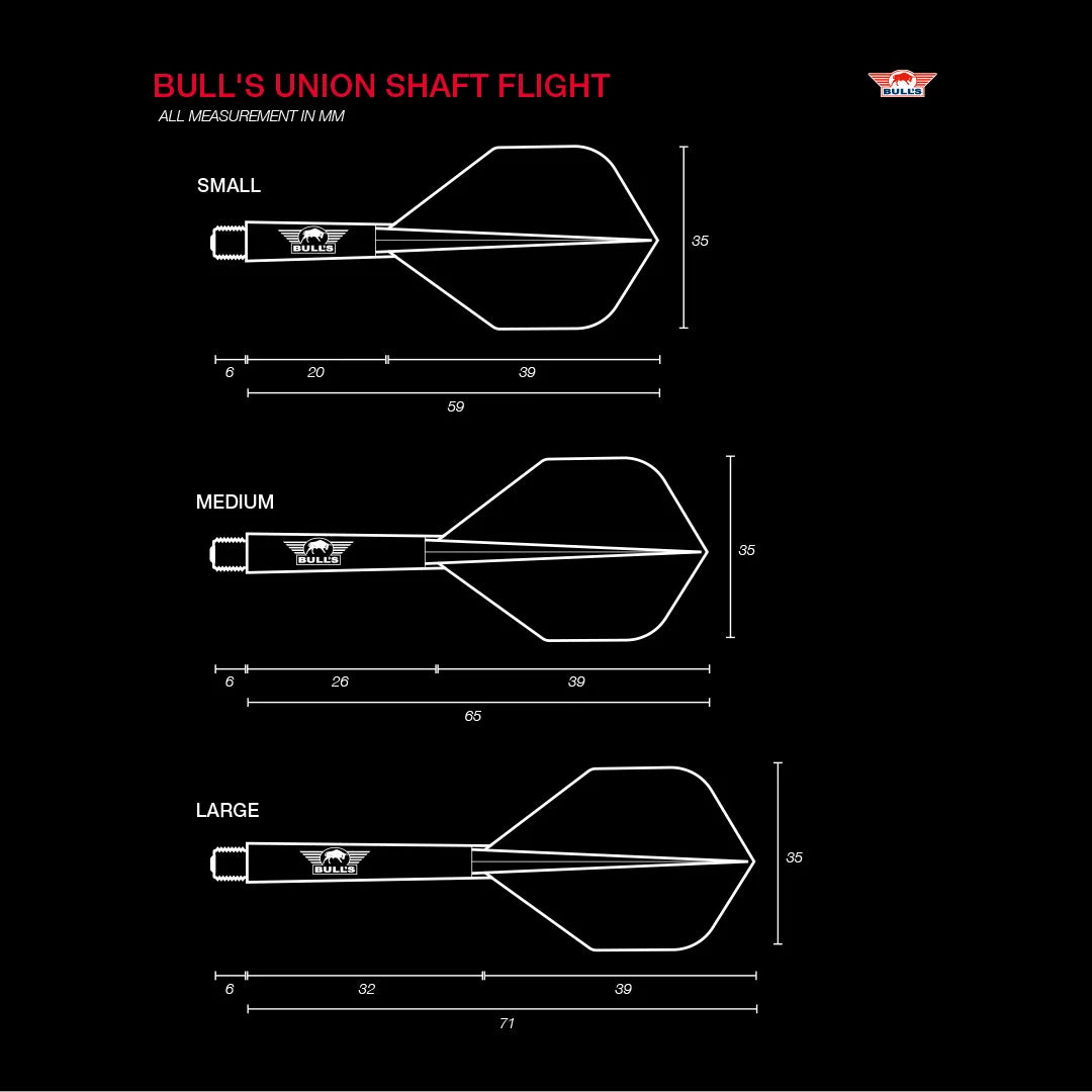 Bulls UNION Dart Shaft-Flight Sytem No2