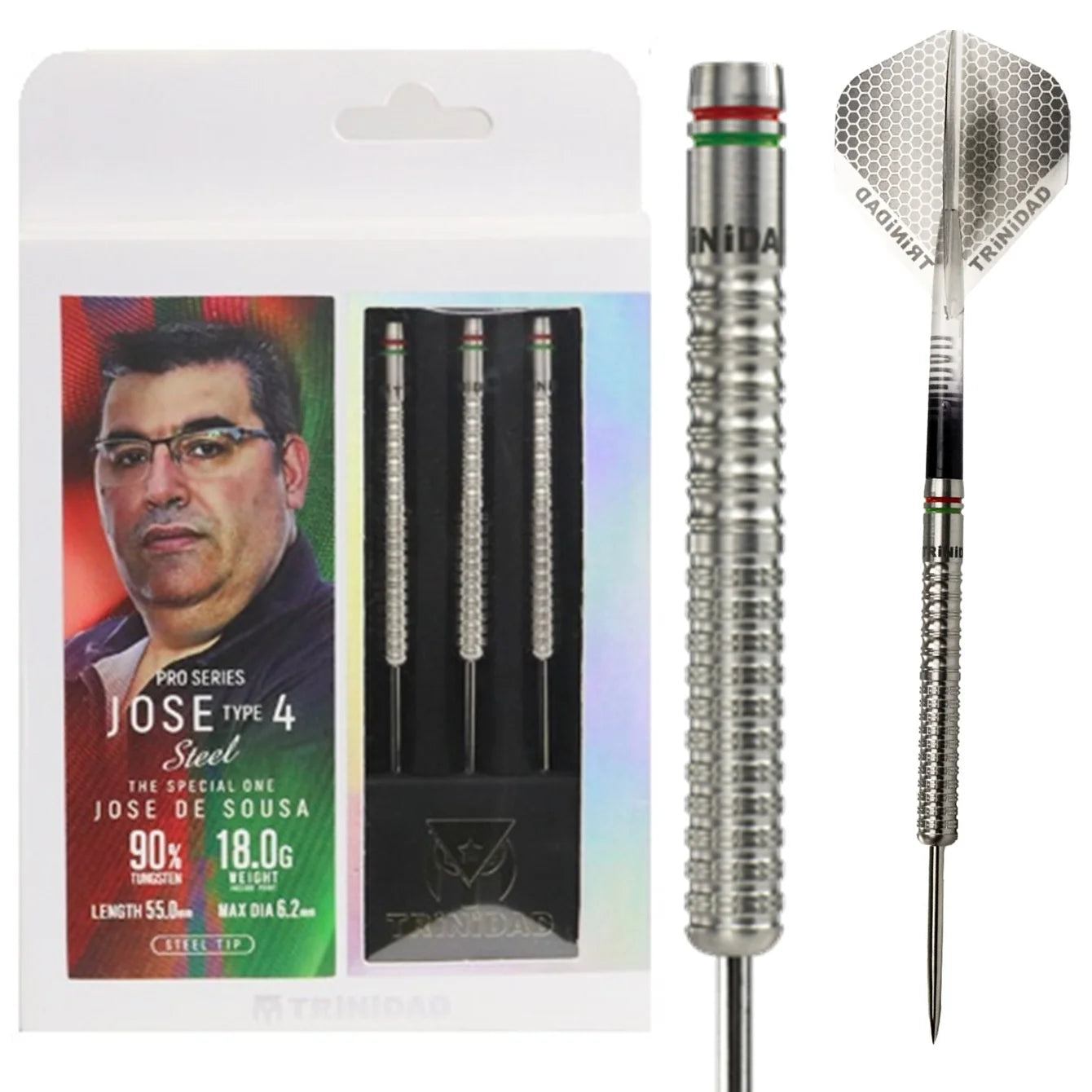 Trinidad Jose de Sousa Steeldarts Type 4 18g/90%