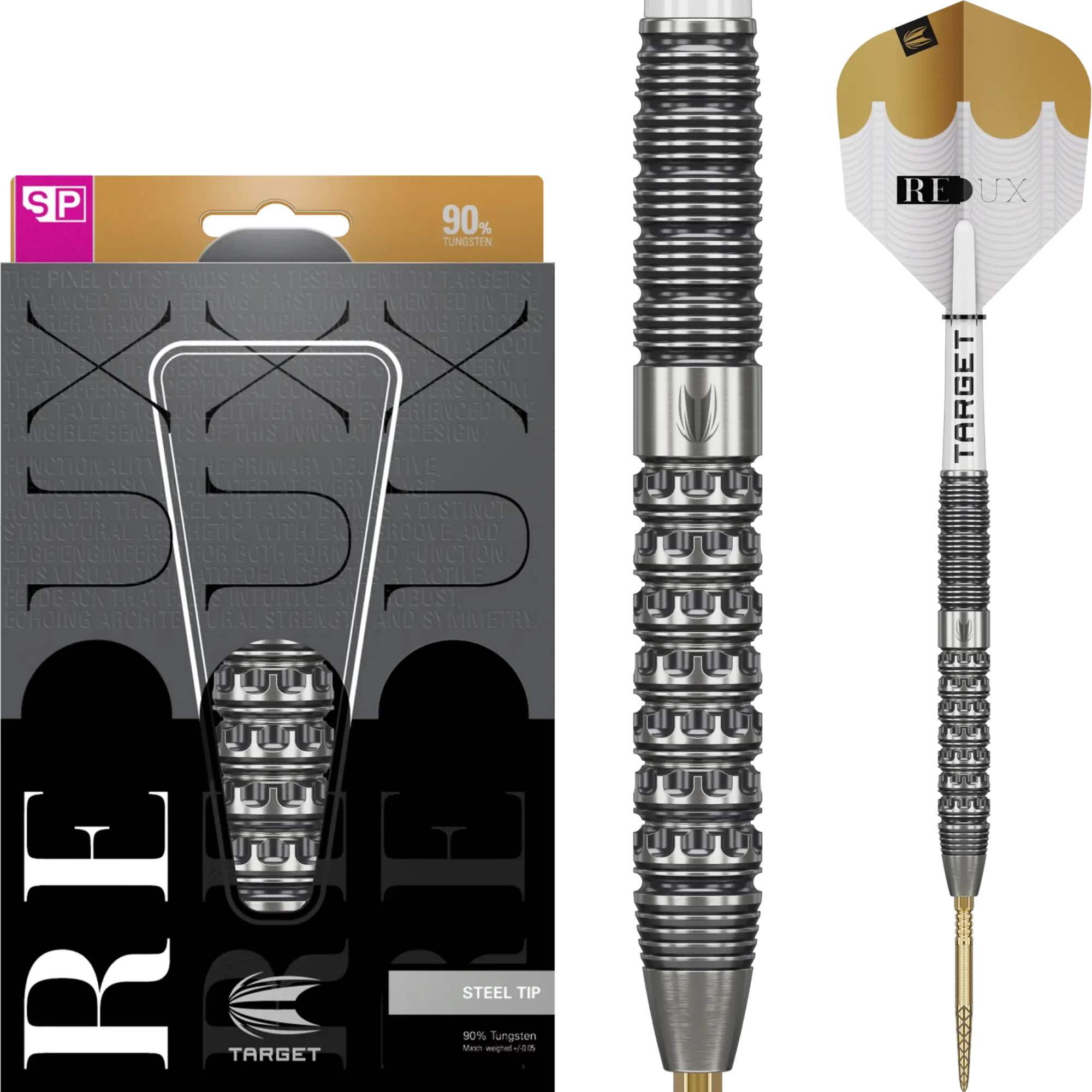 Target REDUX 01 Steel Darts 22g/90%
