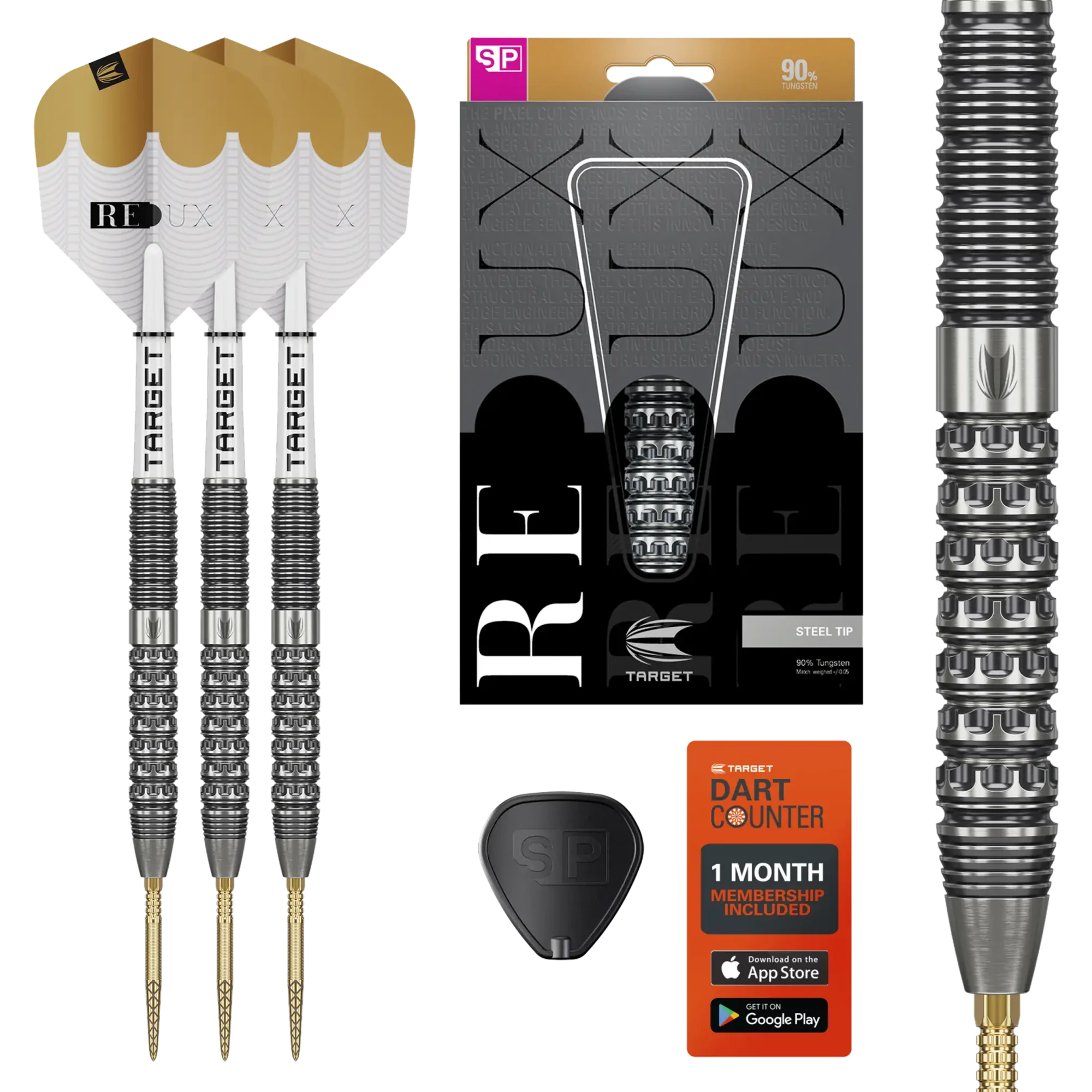 Target REDUX 01 Steel Darts 22g/90%