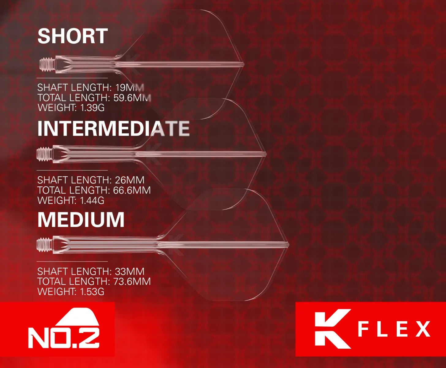 Target K-FLEX Colors Flight Shaft System No6