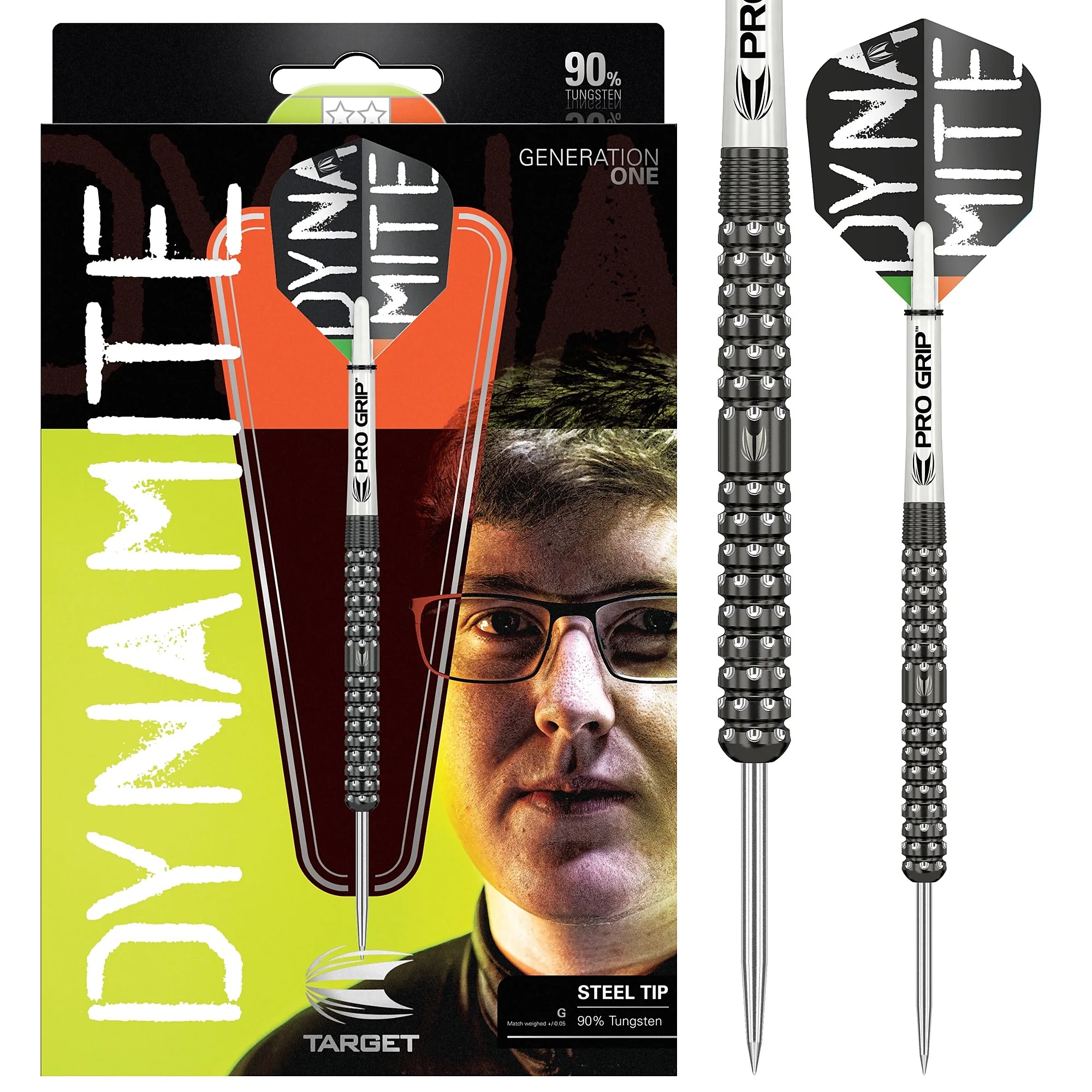 Target KANE BARRY Gen1 Match Steel Darts 22g/90%