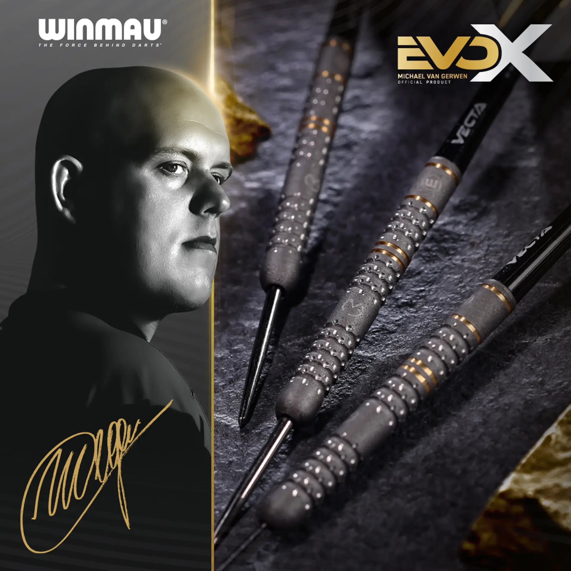 Winmau Michael van Gerwen EVO-X Steel Dart 22,5g/90%