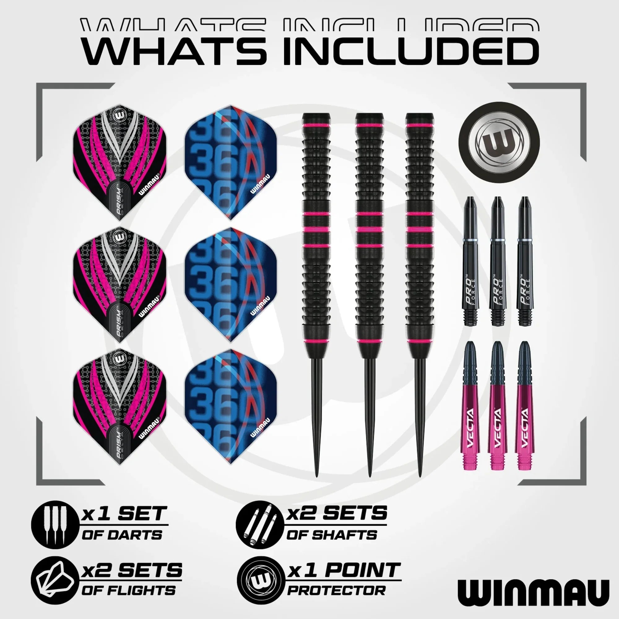 Winmau TEAM 360 RA Steel Dart 24g/90%