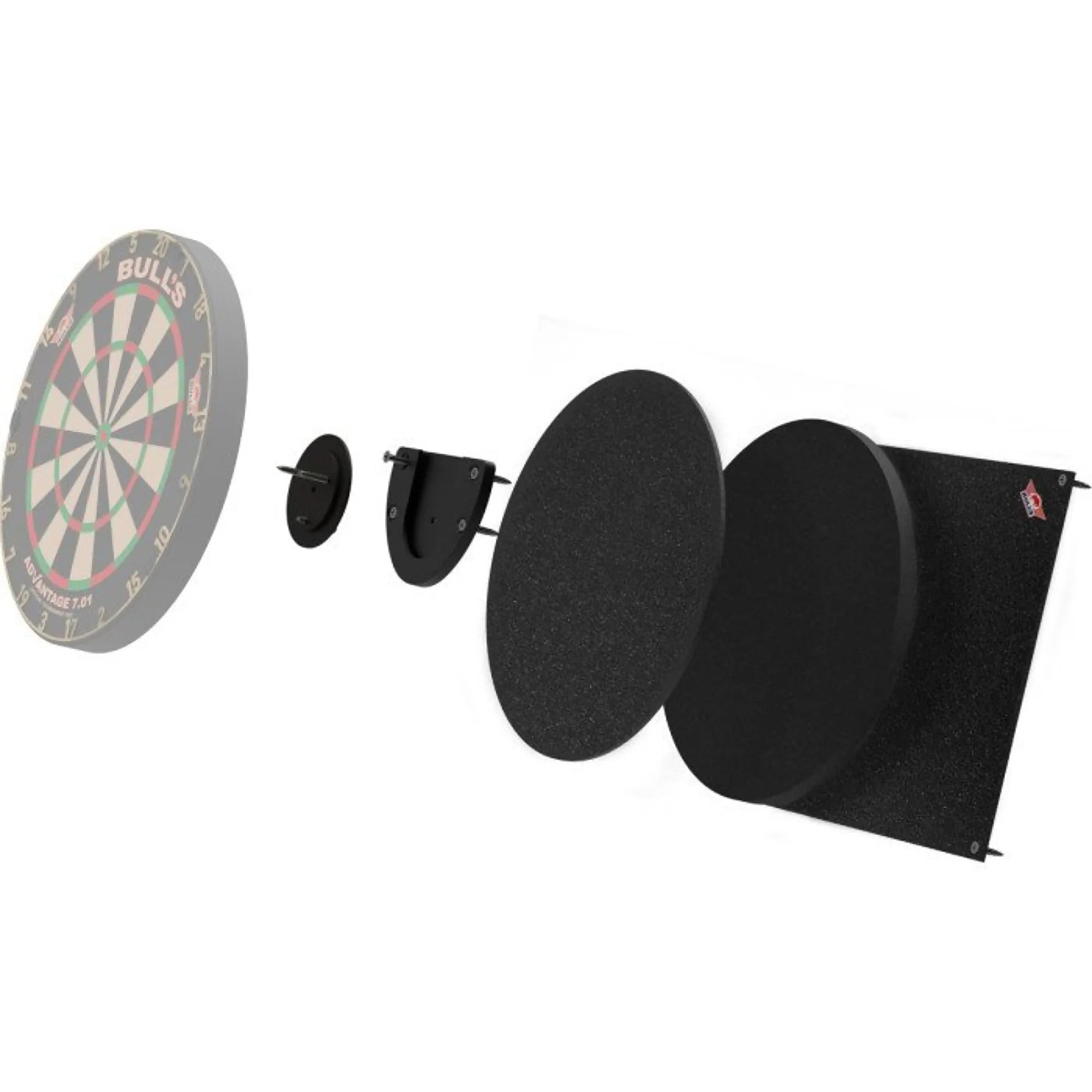 Bulls Dart Board Schallschutz