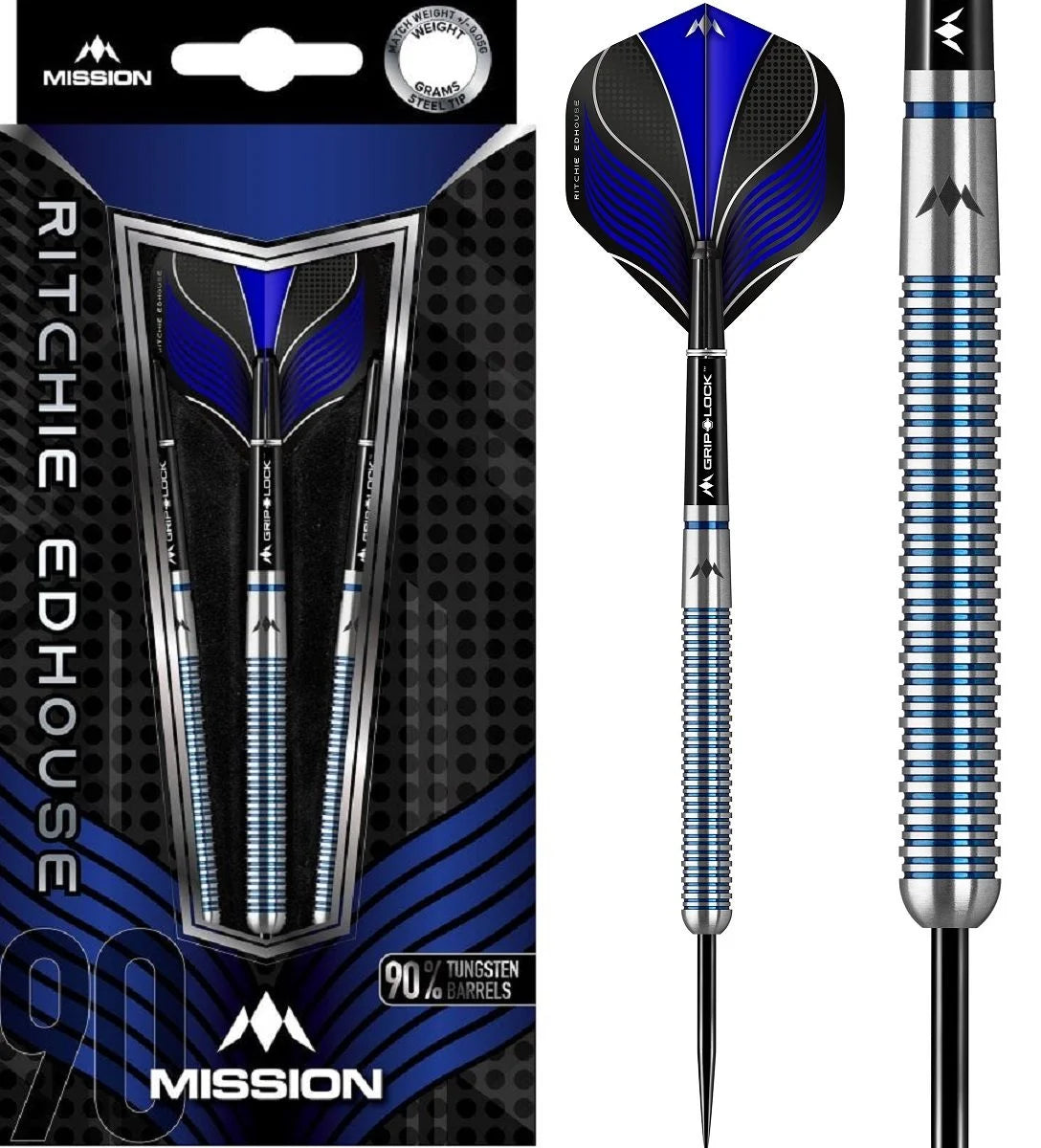 Mission "Ritchie Edhouse" Steel Darts 21g/90%