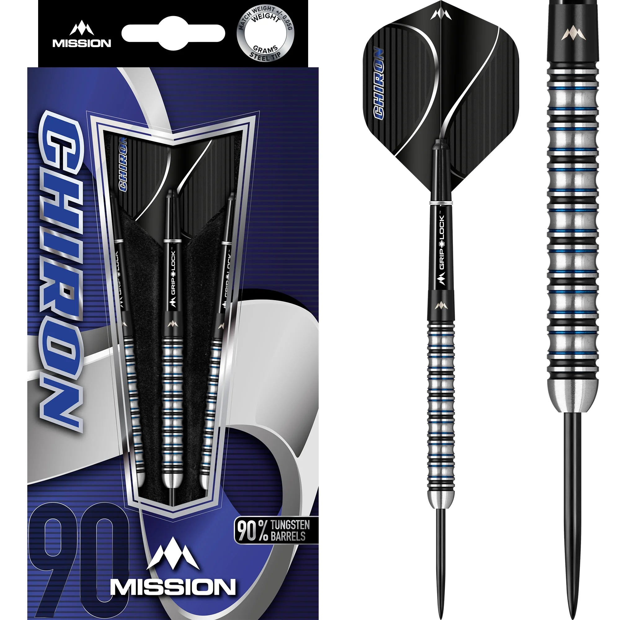 Mission Chiron M1 Steel Darts 22g/90%