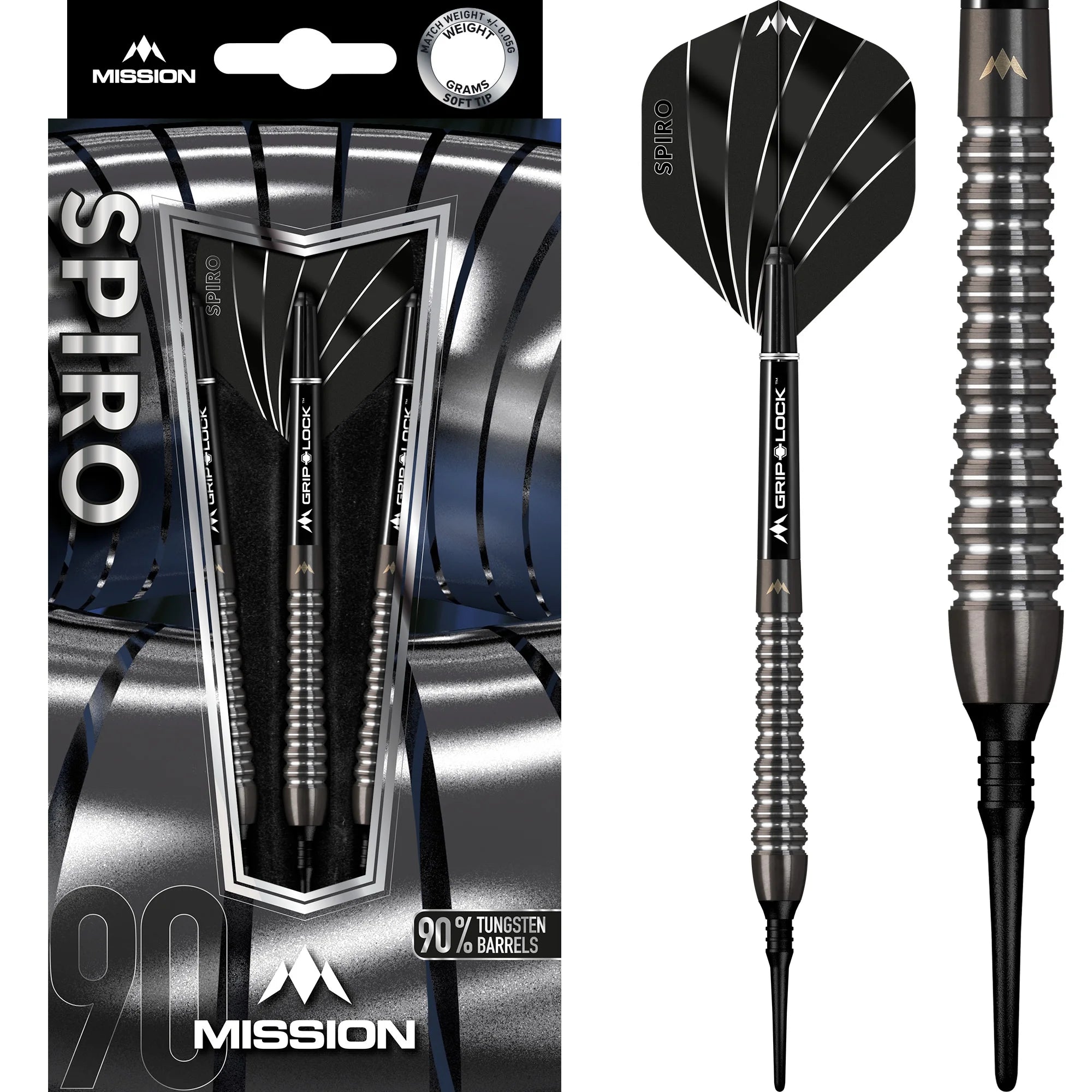 Mission Spiro M2 Soft Darts 19g/90%