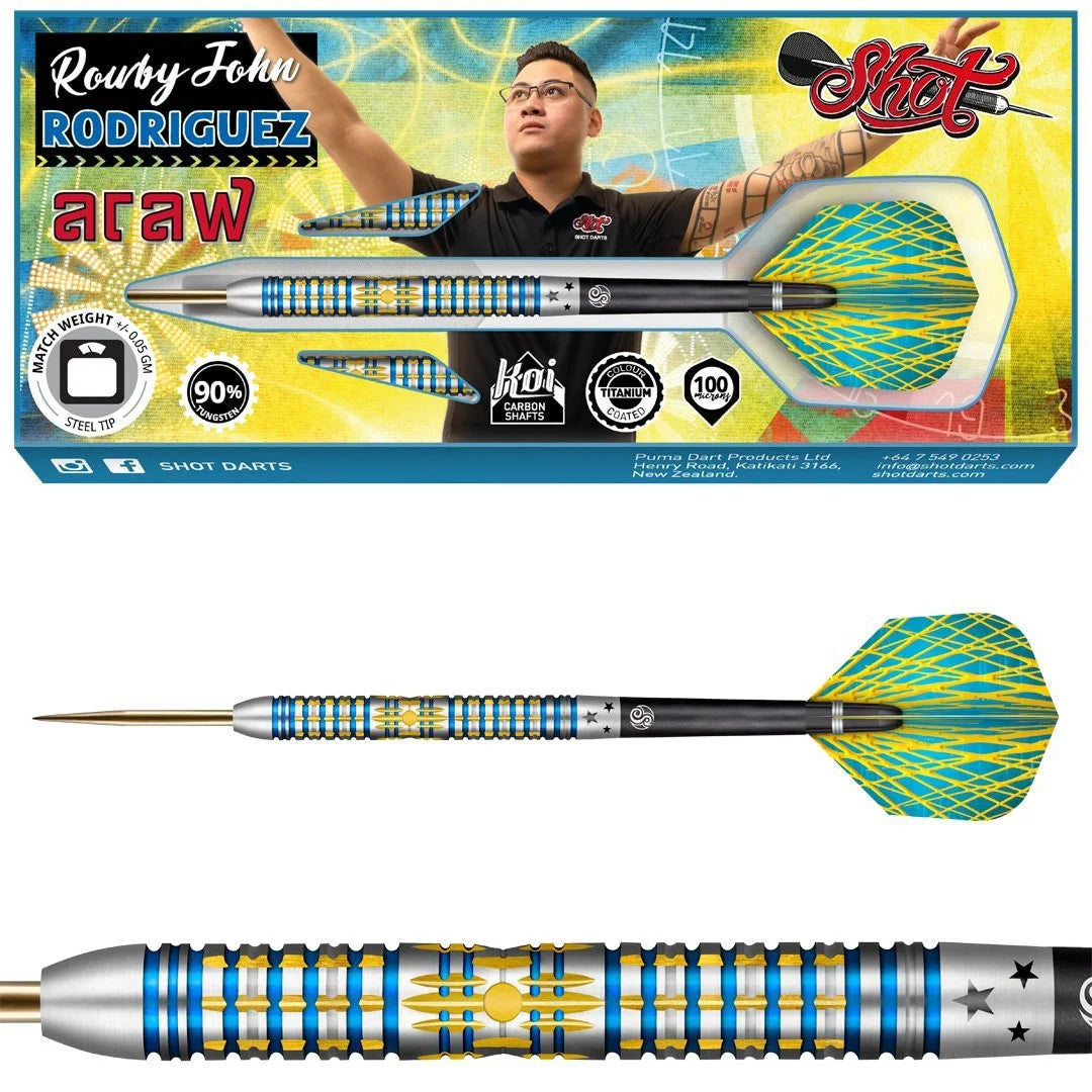 Shot ROWBY-JOHN RODRIGUEZ Araw Steel Dart 22g/90%