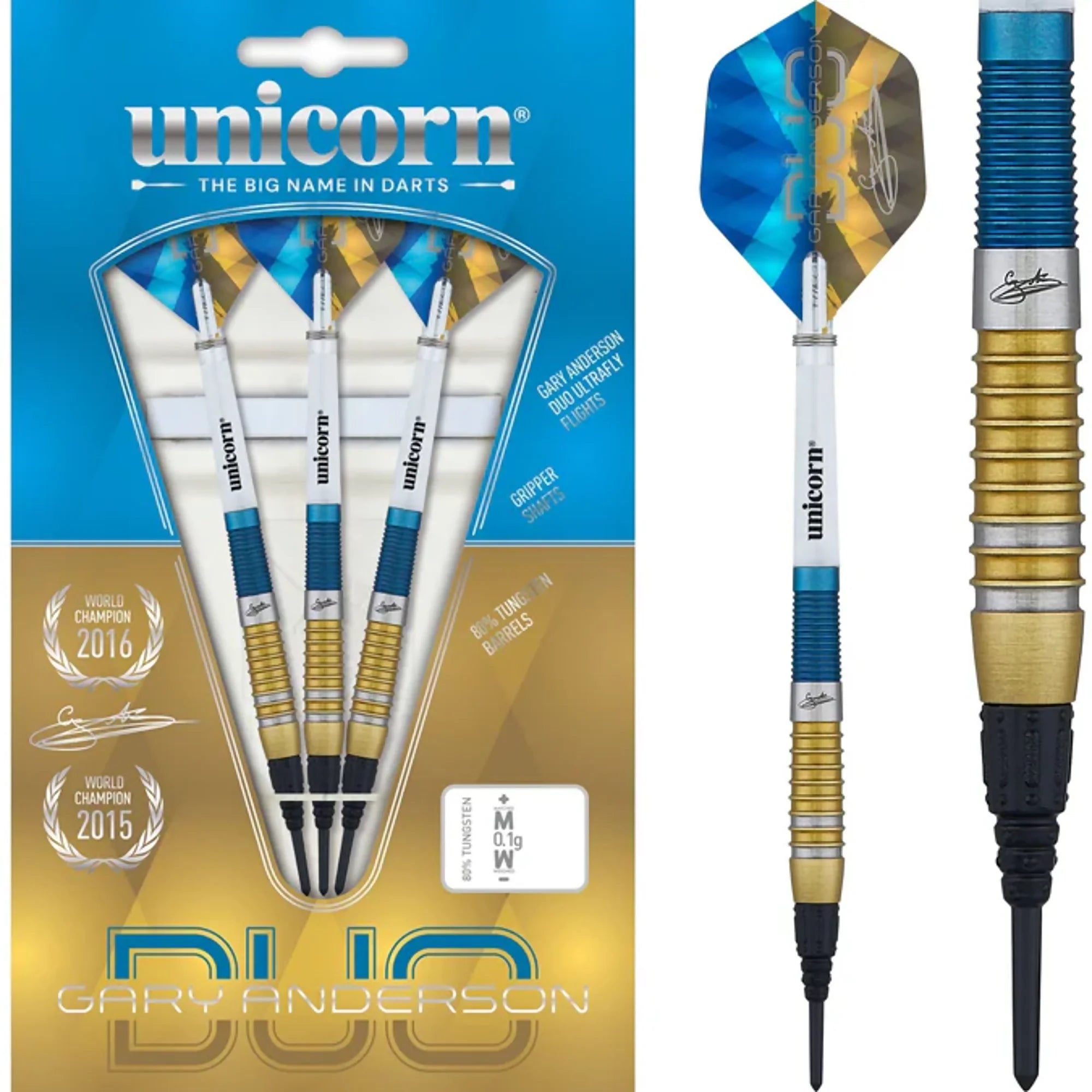 Unicorn Gary Anderson Duo Soft Dart 20g/80%