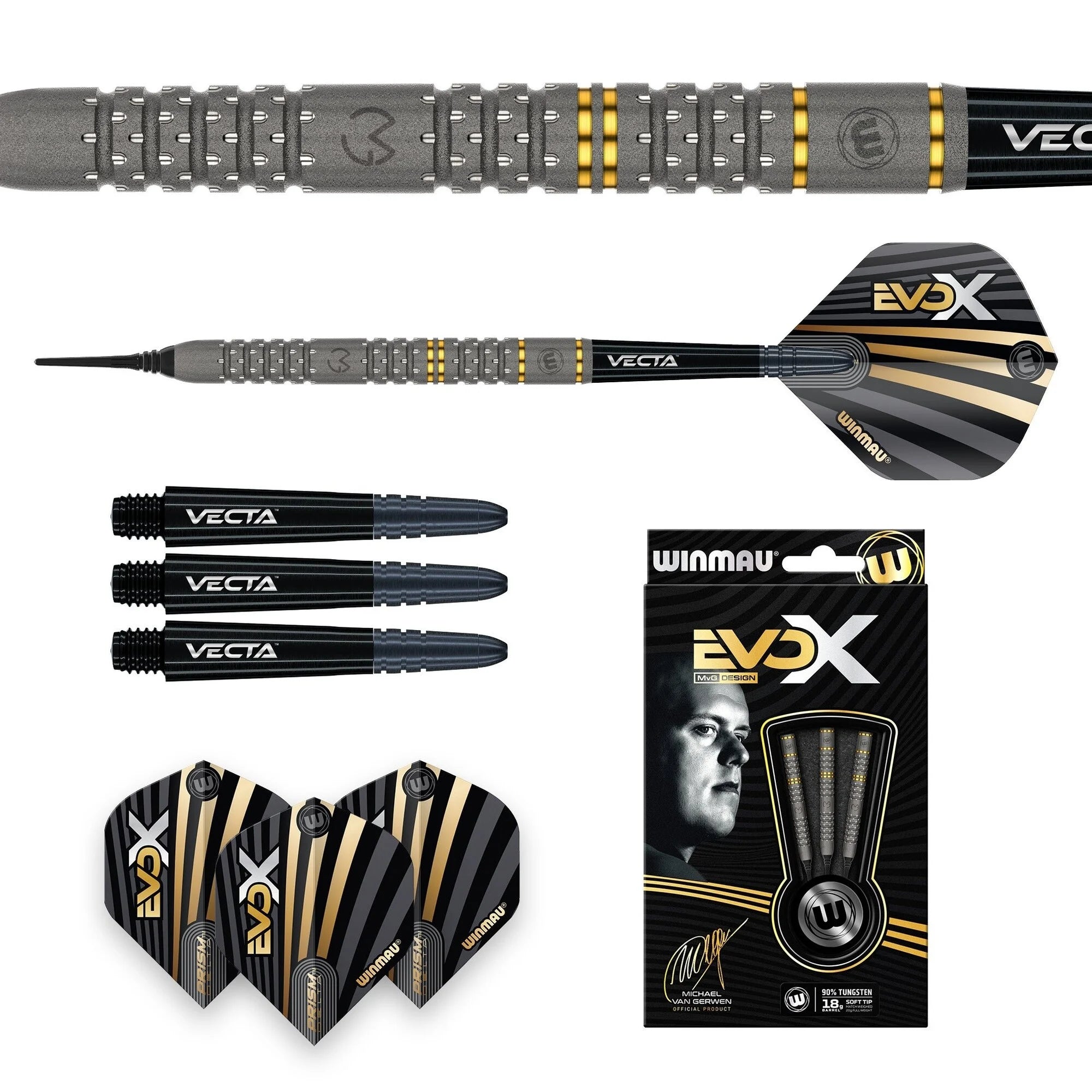 Winmau Michael van Gerwen EVO-X Soft Dart 20g/90%