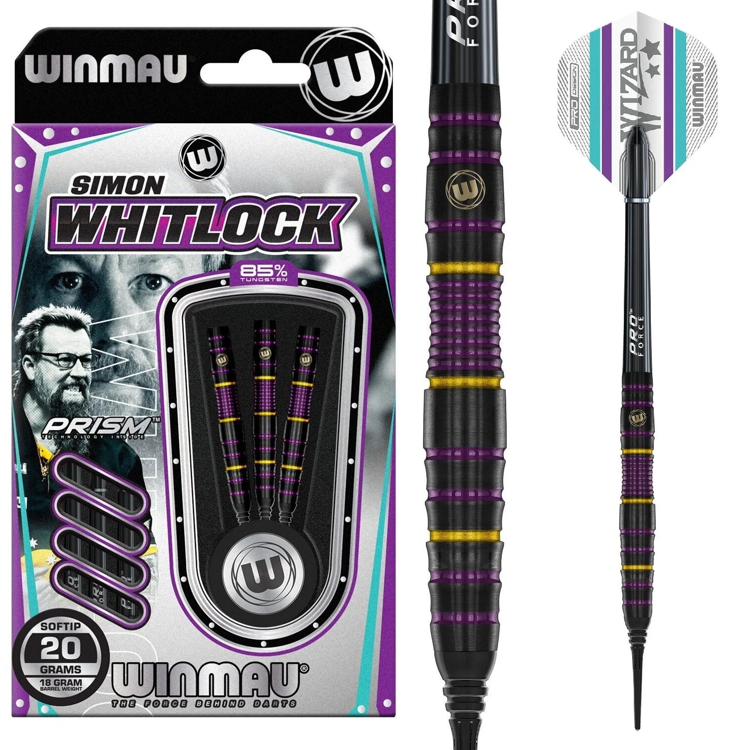 Winmau Simon Whitlock Soft Dart 20g/85%